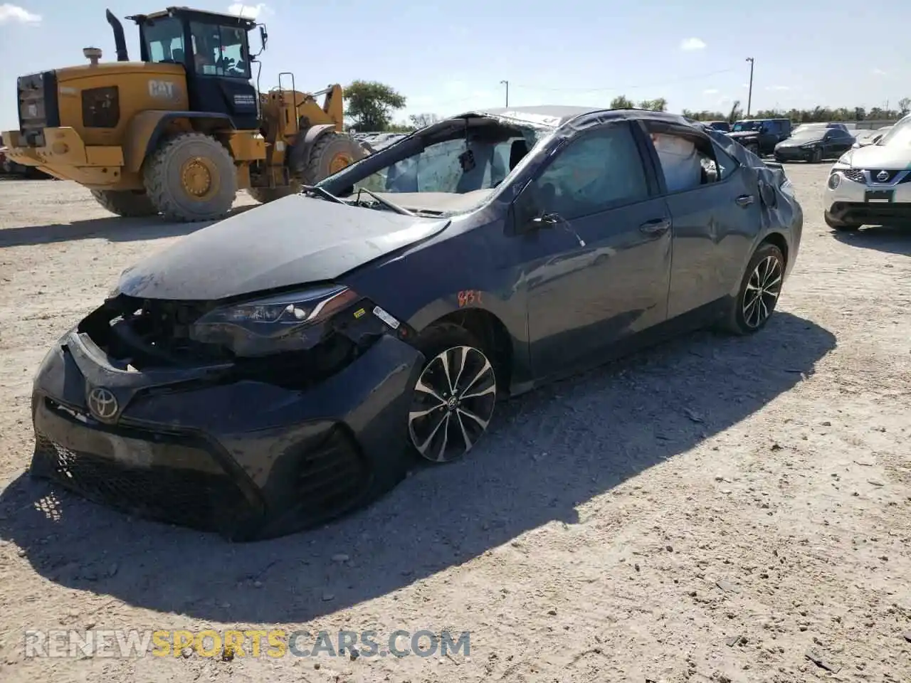 2 Photograph of a damaged car 2T1BURHE3KC174235 TOYOTA COROLLA 2019