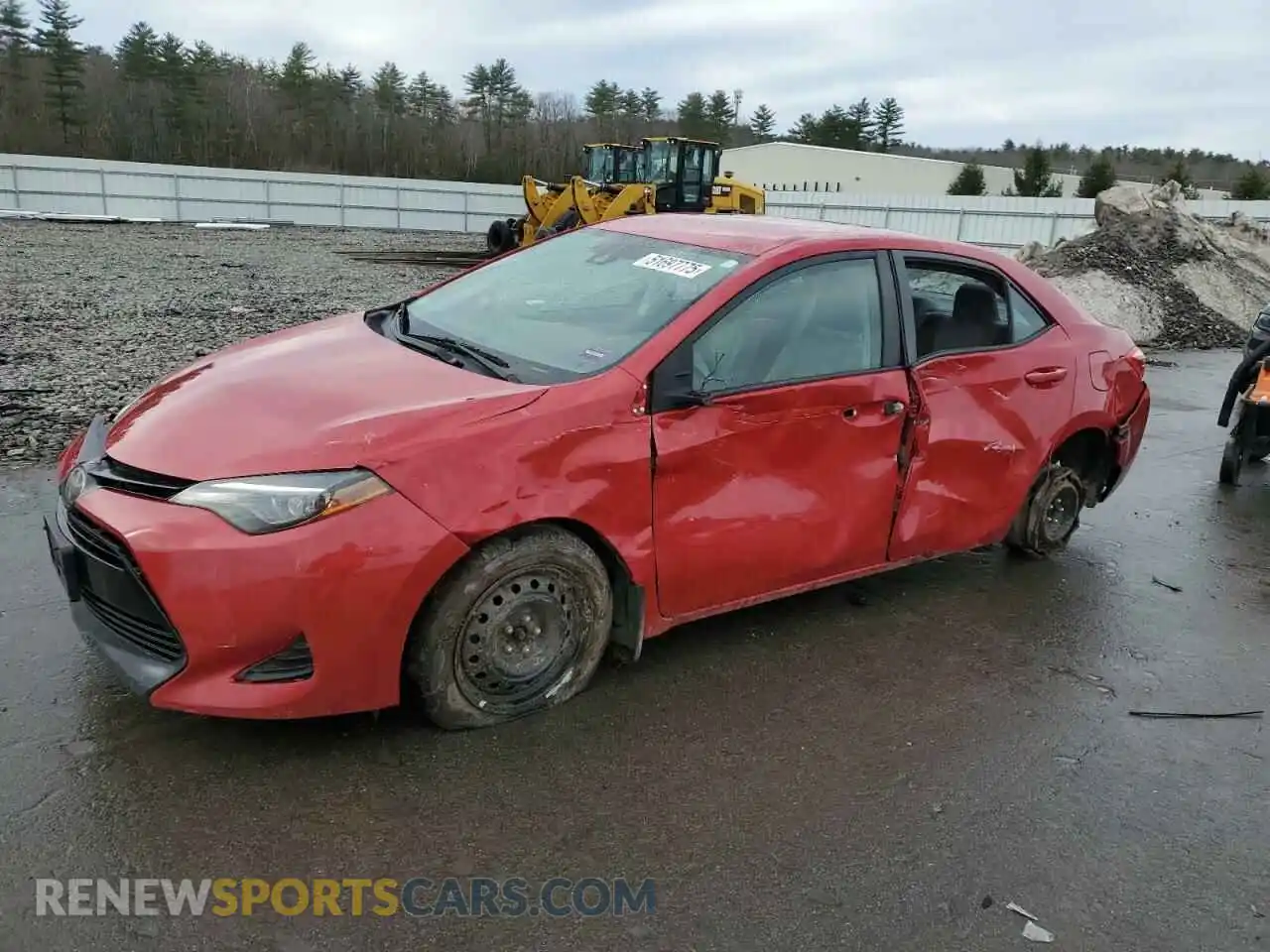 1 Photograph of a damaged car 2T1BURHE3KC174686 TOYOTA COROLLA 2019