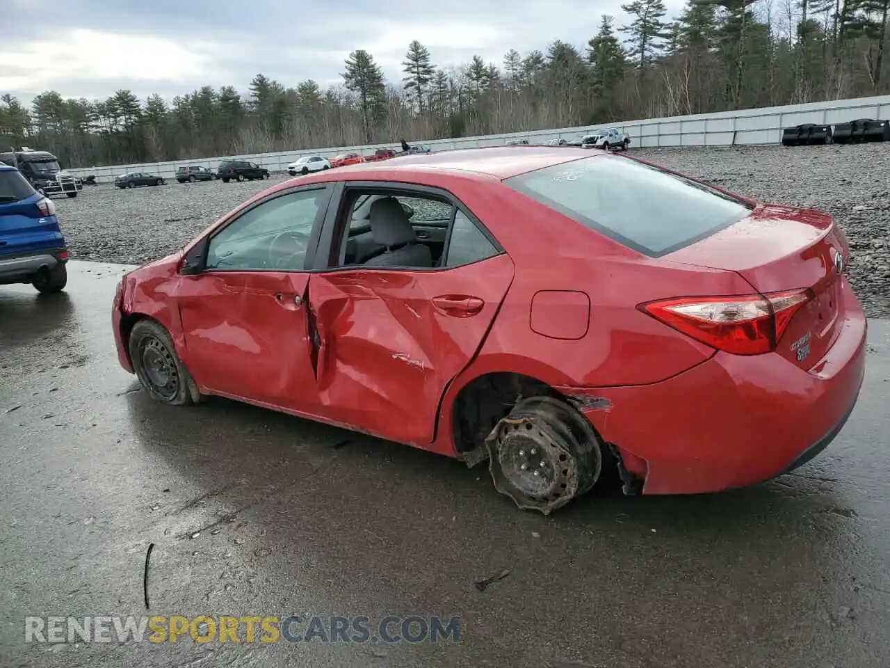 2 Photograph of a damaged car 2T1BURHE3KC174686 TOYOTA COROLLA 2019
