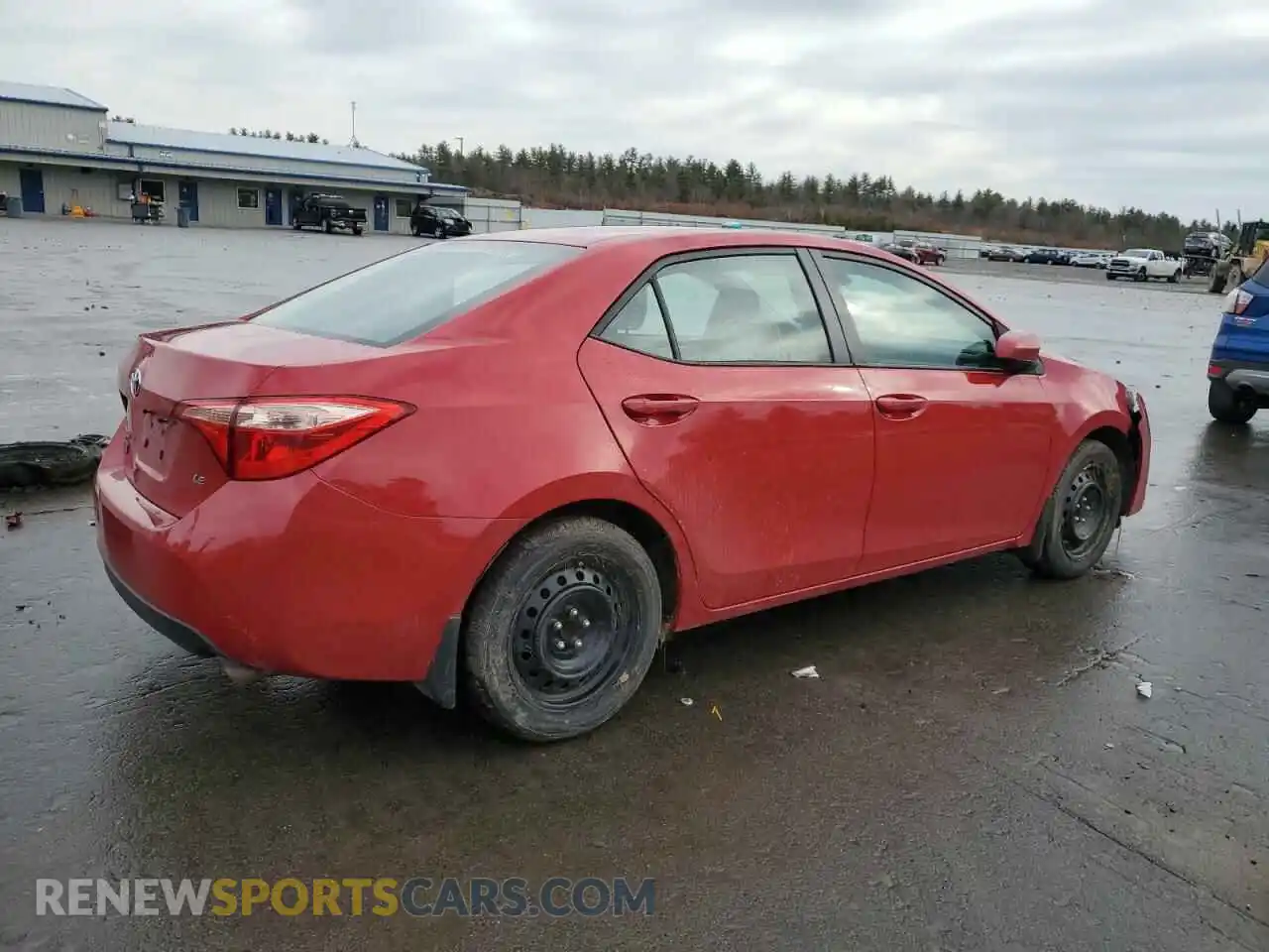 3 Photograph of a damaged car 2T1BURHE3KC174686 TOYOTA COROLLA 2019