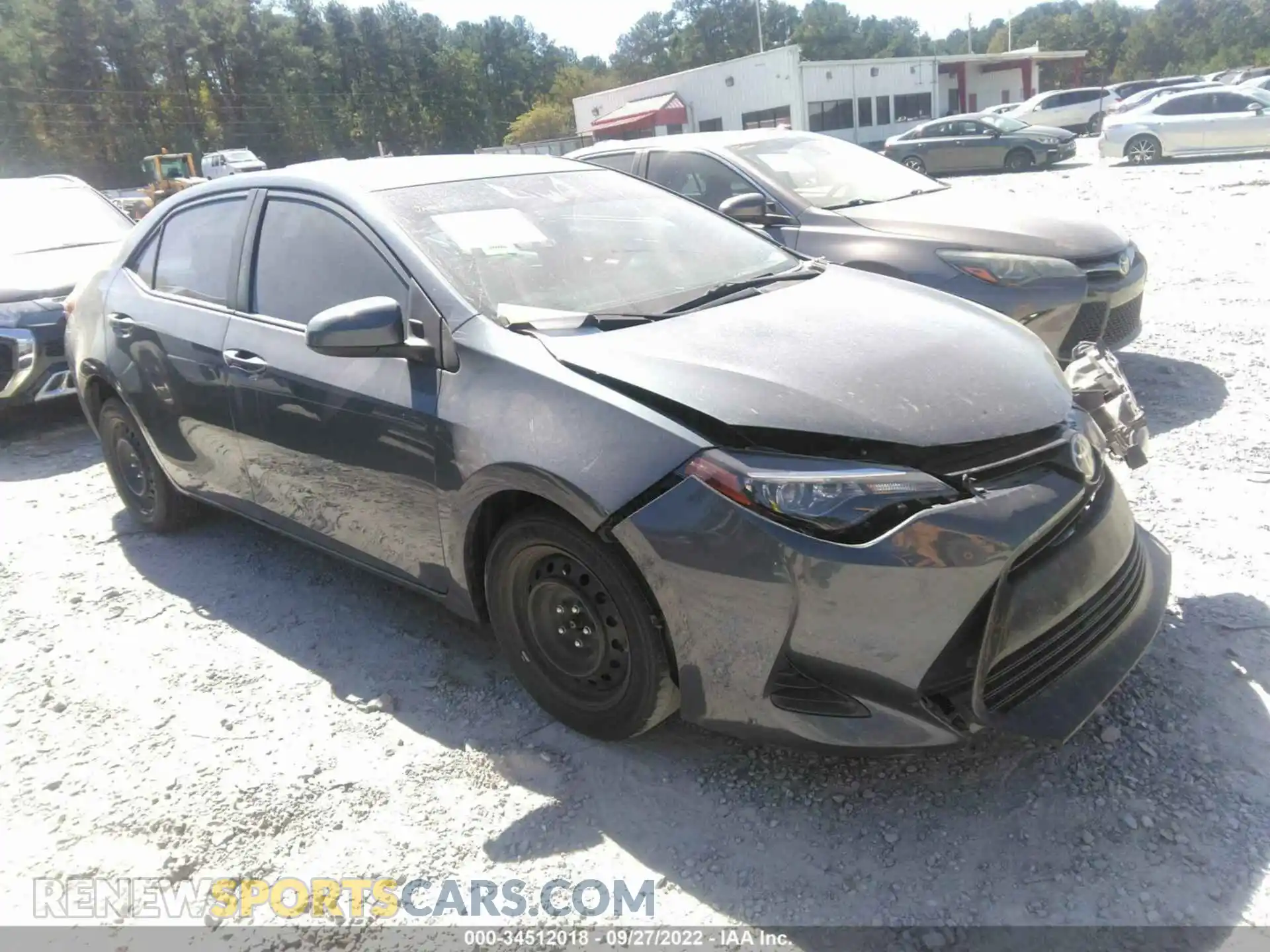1 Фотография поврежденного автомобиля 2T1BURHE3KC177118 TOYOTA COROLLA 2019