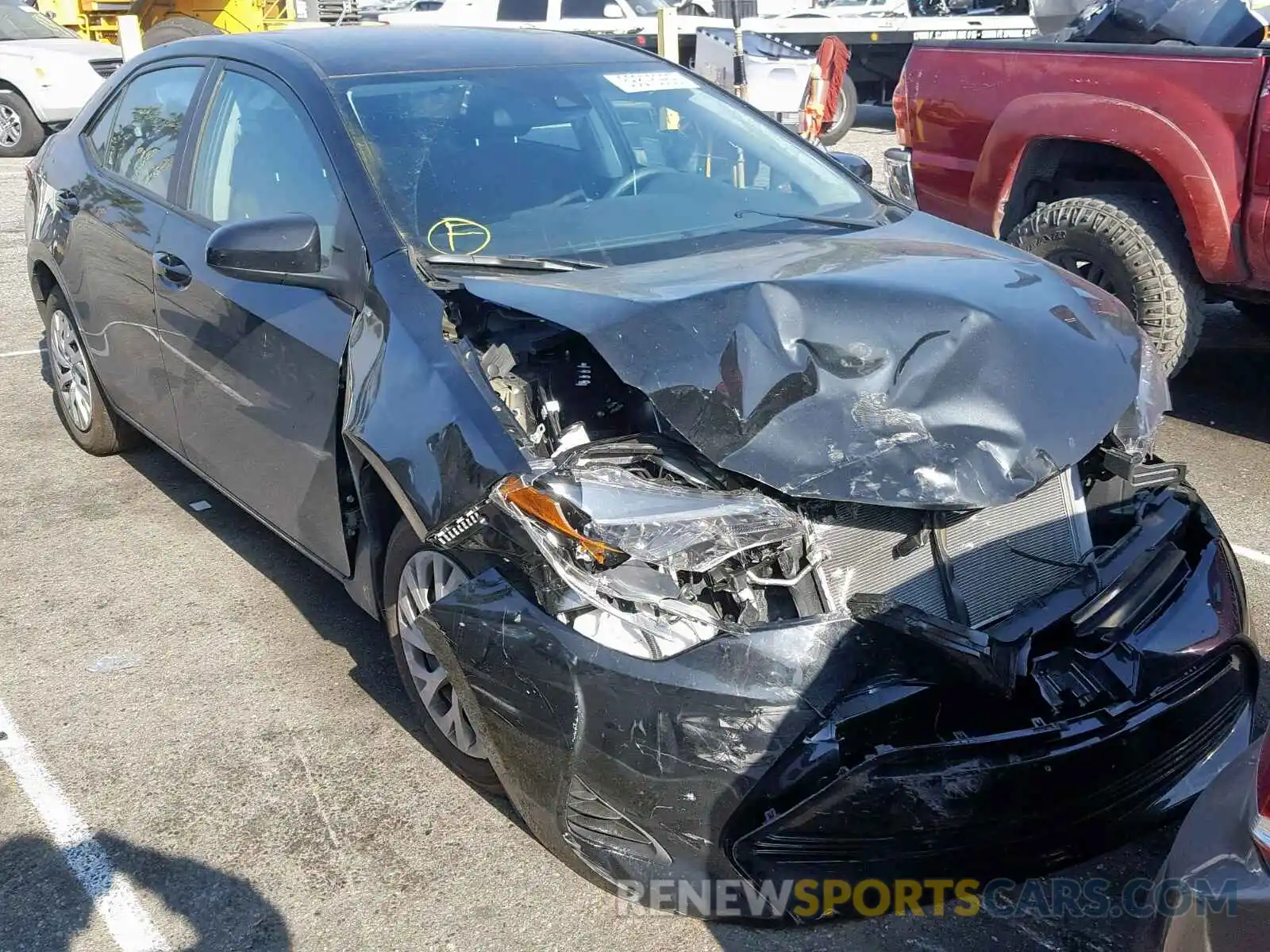 1 Photograph of a damaged car 2T1BURHE3KC178074 TOYOTA COROLLA 2019