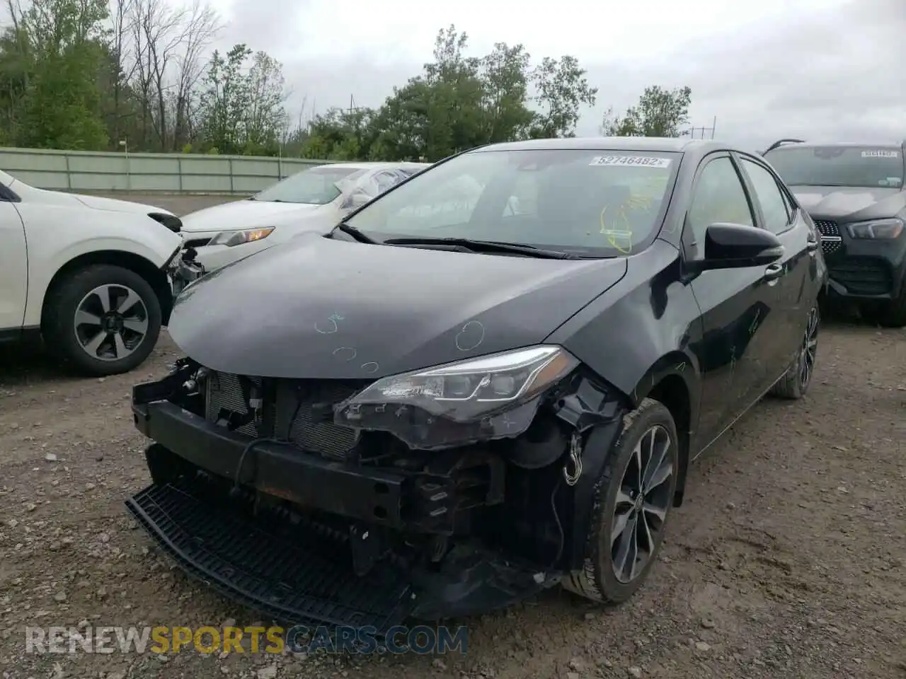 2 Photograph of a damaged car 2T1BURHE3KC178320 TOYOTA COROLLA 2019
