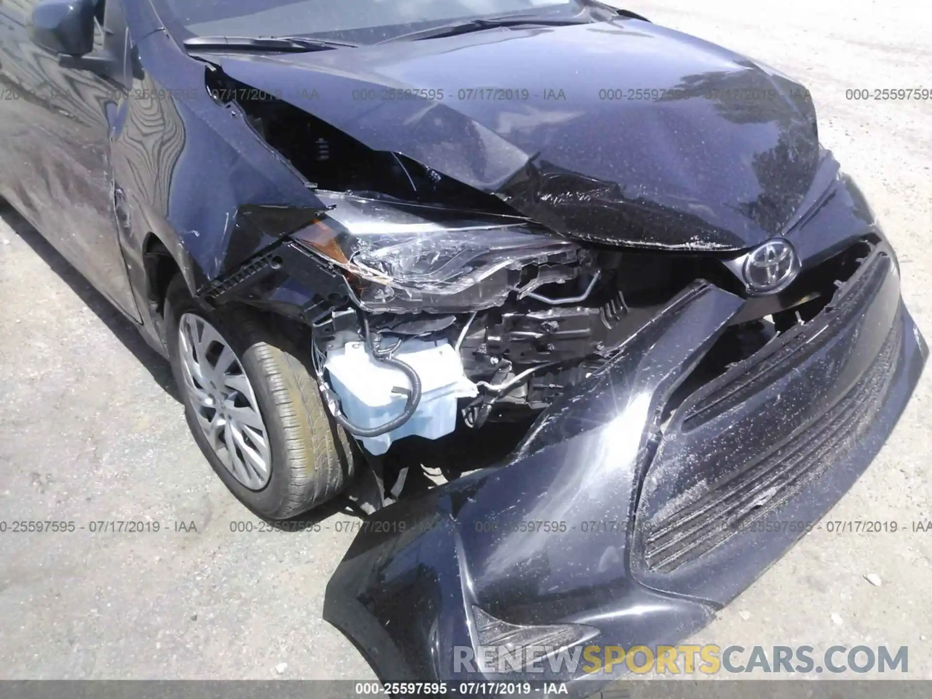 6 Photograph of a damaged car 2T1BURHE3KC182237 TOYOTA COROLLA 2019