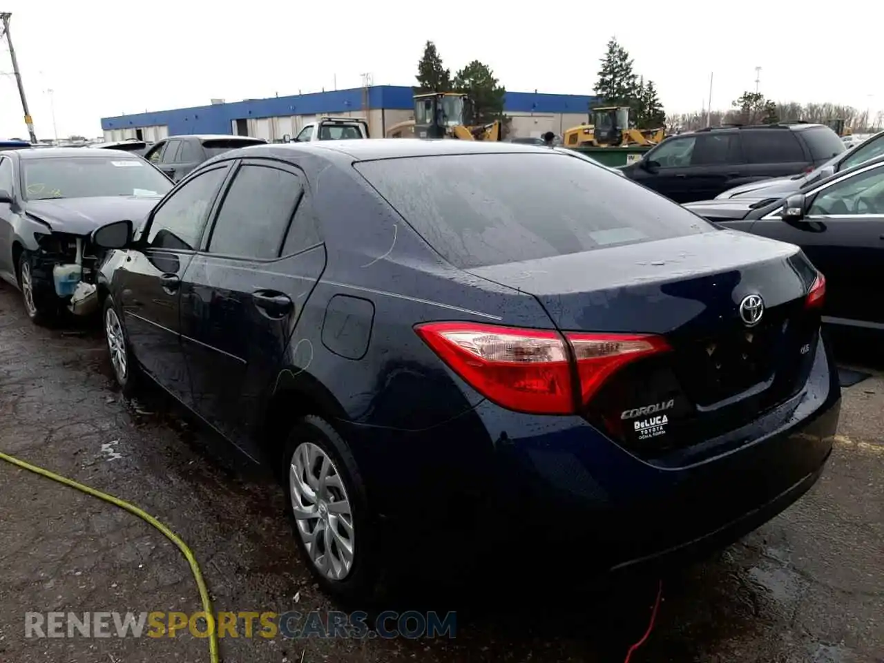 3 fotografías del automóvil dañado 2T1BURHE3KC185221 TOYOTA COROLLA 2019