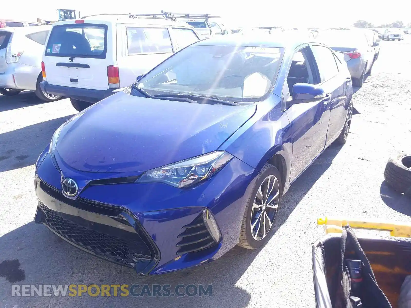 2 Photograph of a damaged car 2T1BURHE3KC194310 TOYOTA COROLLA 2019