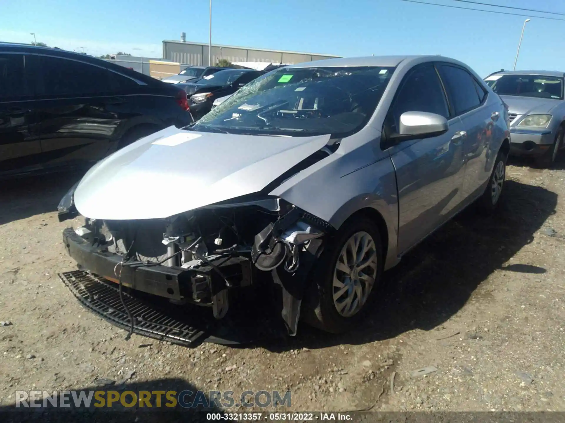 2 Photograph of a damaged car 2T1BURHE3KC204057 TOYOTA COROLLA 2019