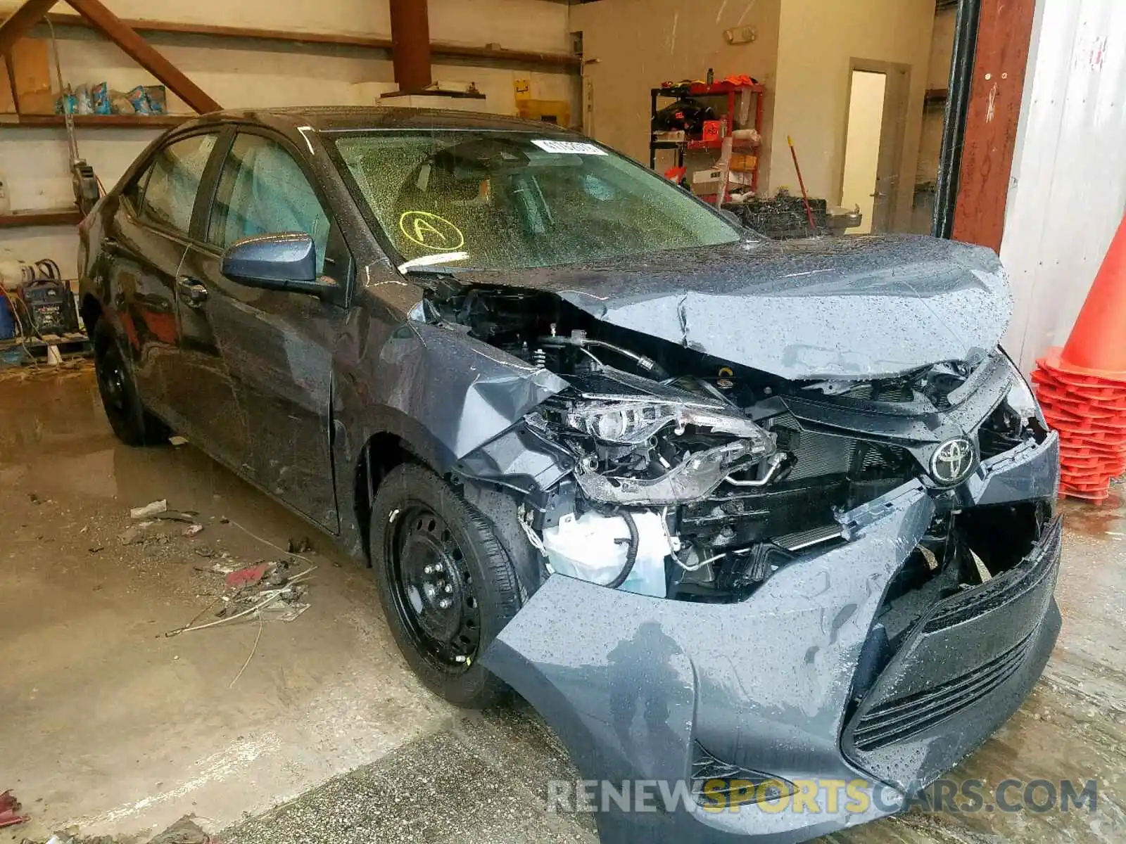 1 Photograph of a damaged car 2T1BURHE3KC207198 TOYOTA COROLLA 2019