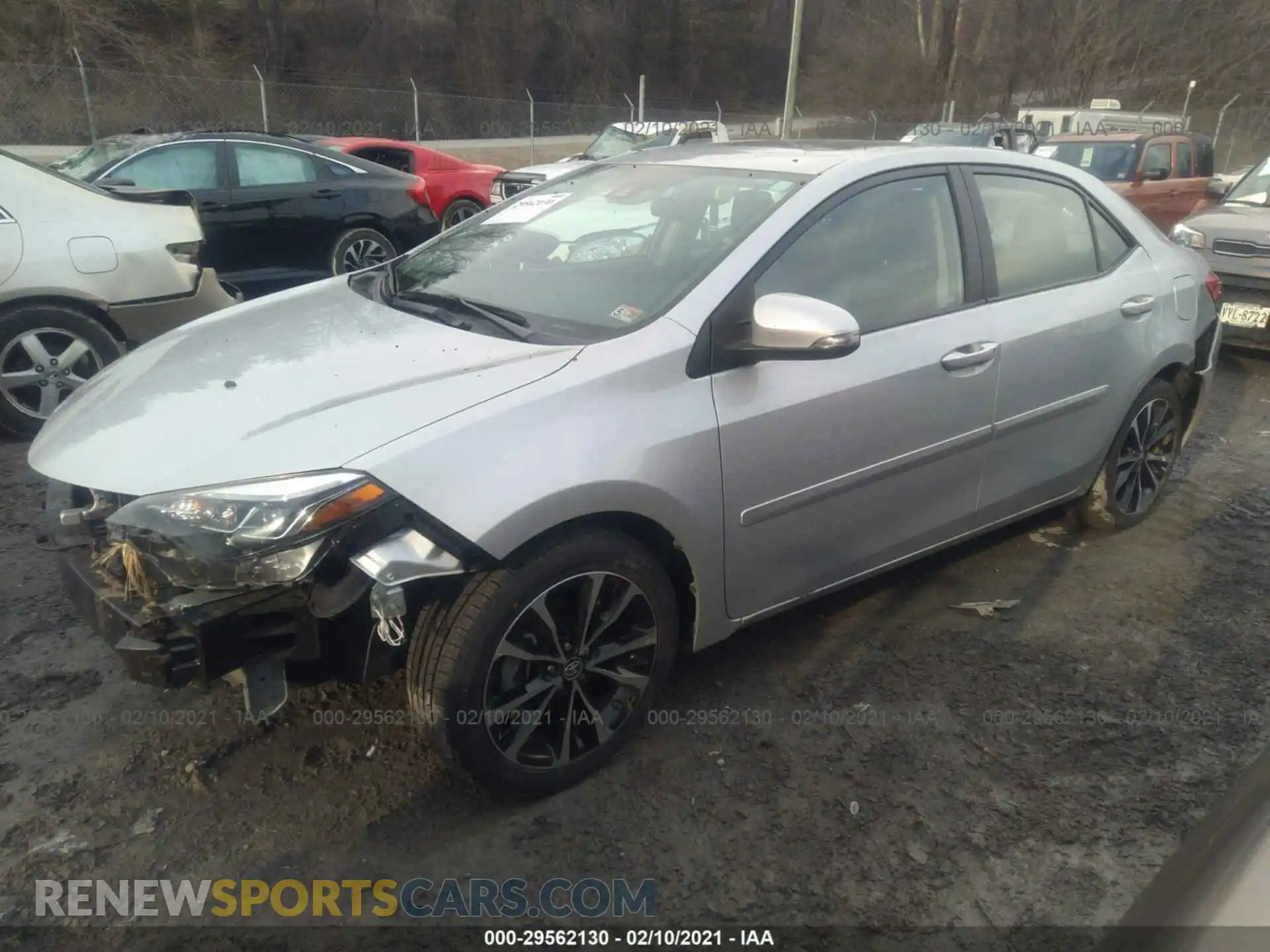 2 Photograph of a damaged car 2T1BURHE3KC211588 TOYOTA COROLLA 2019
