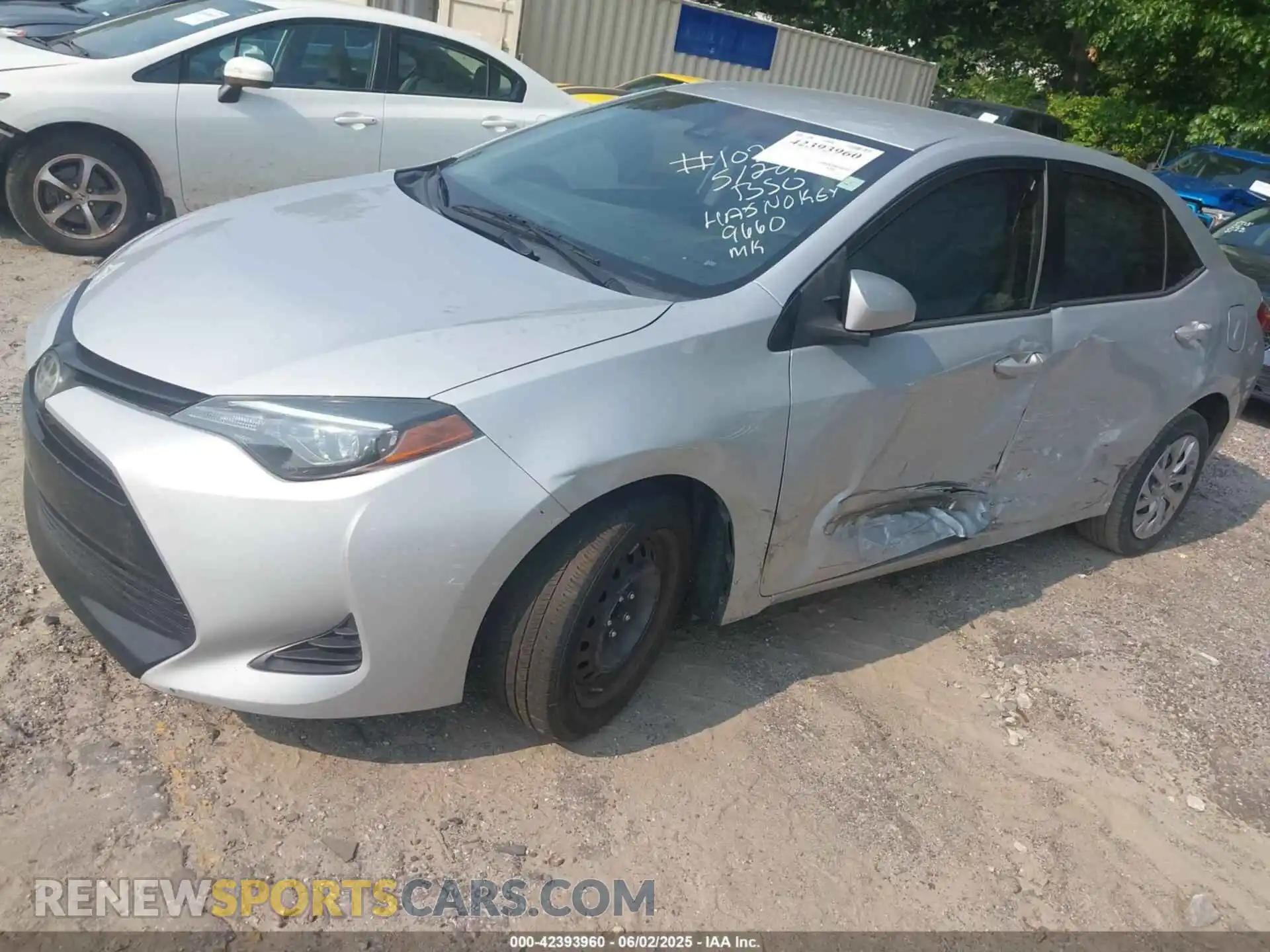 2 Photograph of a damaged car 2T1BURHE3KC219660 TOYOTA COROLLA 2019
