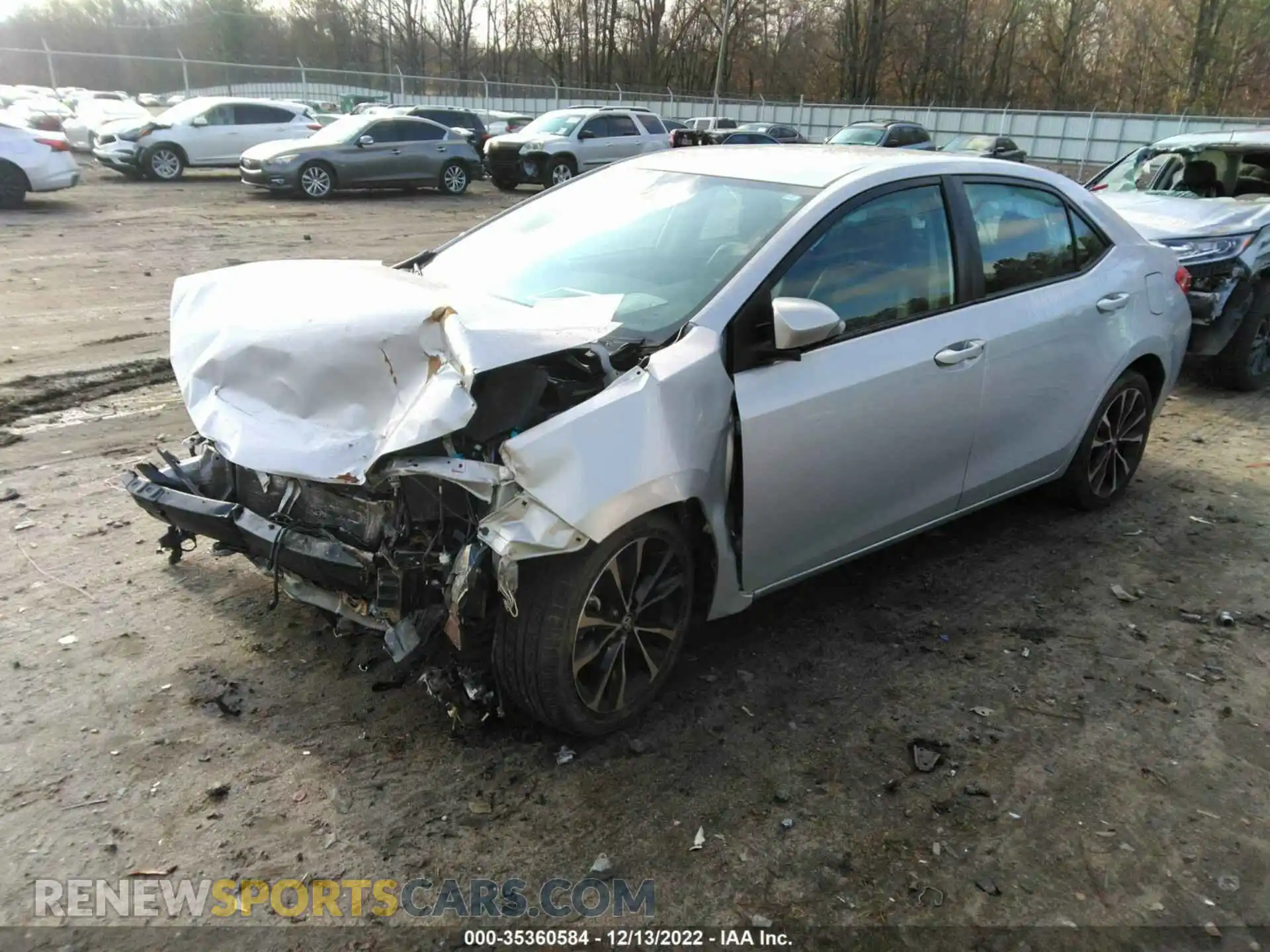 2 Photograph of a damaged car 2T1BURHE3KC219903 TOYOTA COROLLA 2019
