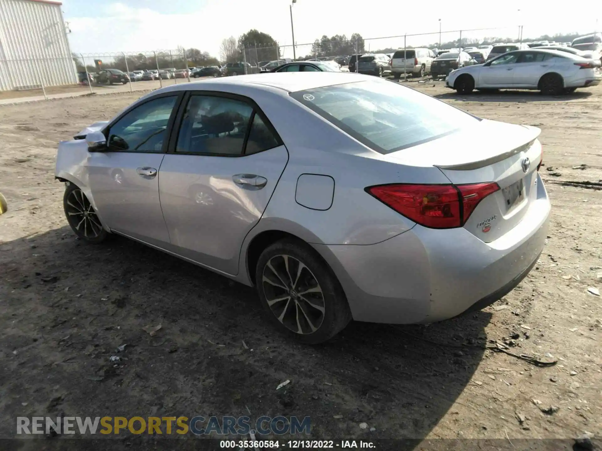 3 Photograph of a damaged car 2T1BURHE3KC219903 TOYOTA COROLLA 2019