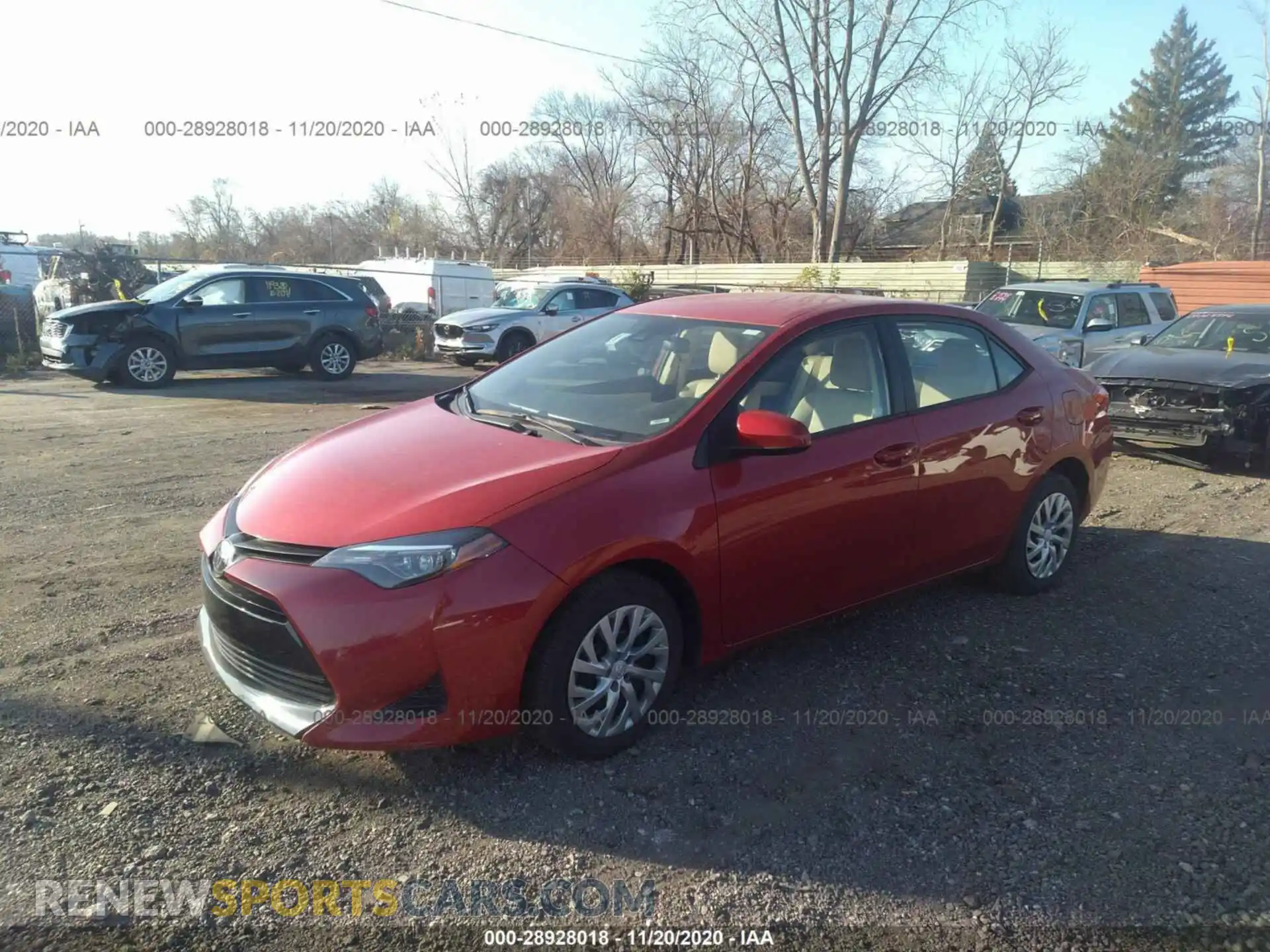 2 Photograph of a damaged car 2T1BURHE3KC220968 TOYOTA COROLLA 2019
