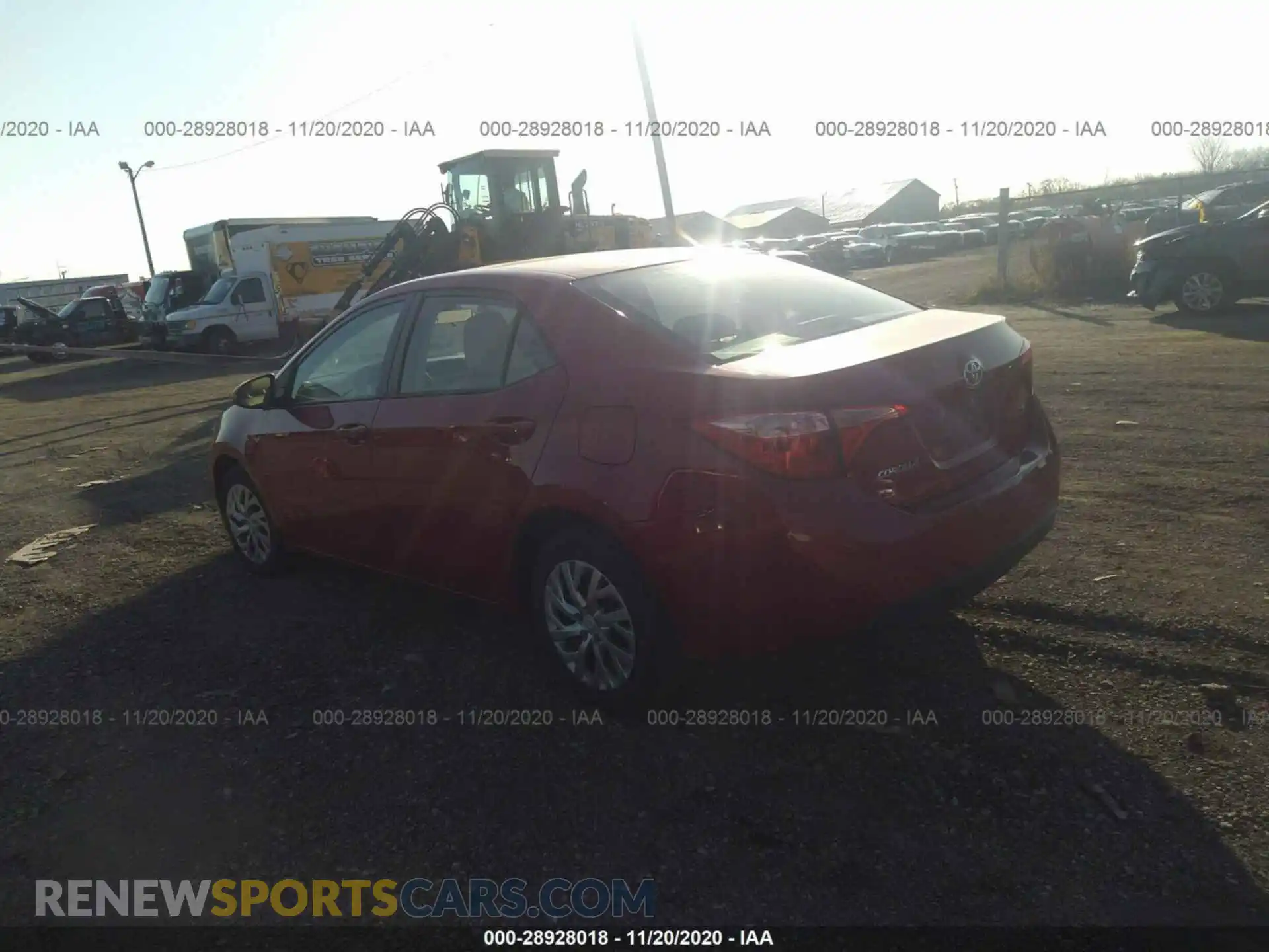 3 Photograph of a damaged car 2T1BURHE3KC220968 TOYOTA COROLLA 2019