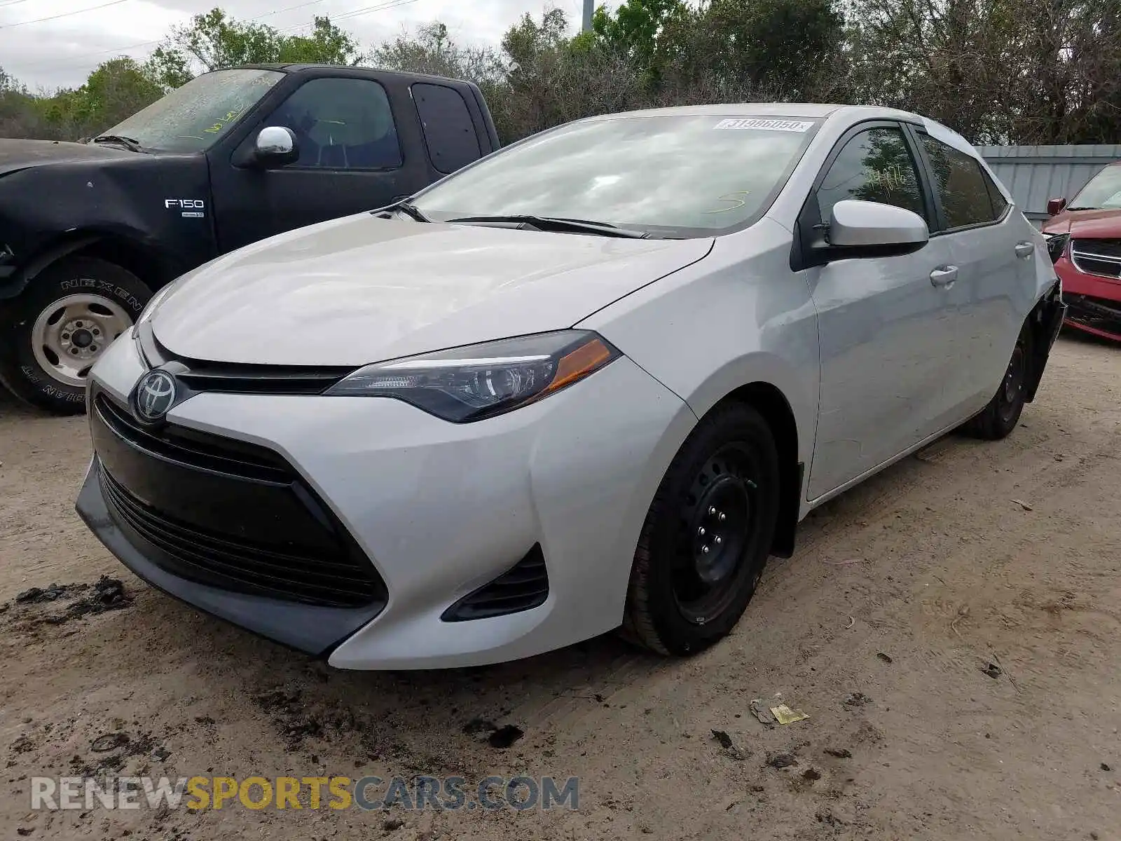 2 Photograph of a damaged car 2T1BURHE3KC225622 TOYOTA COROLLA 2019