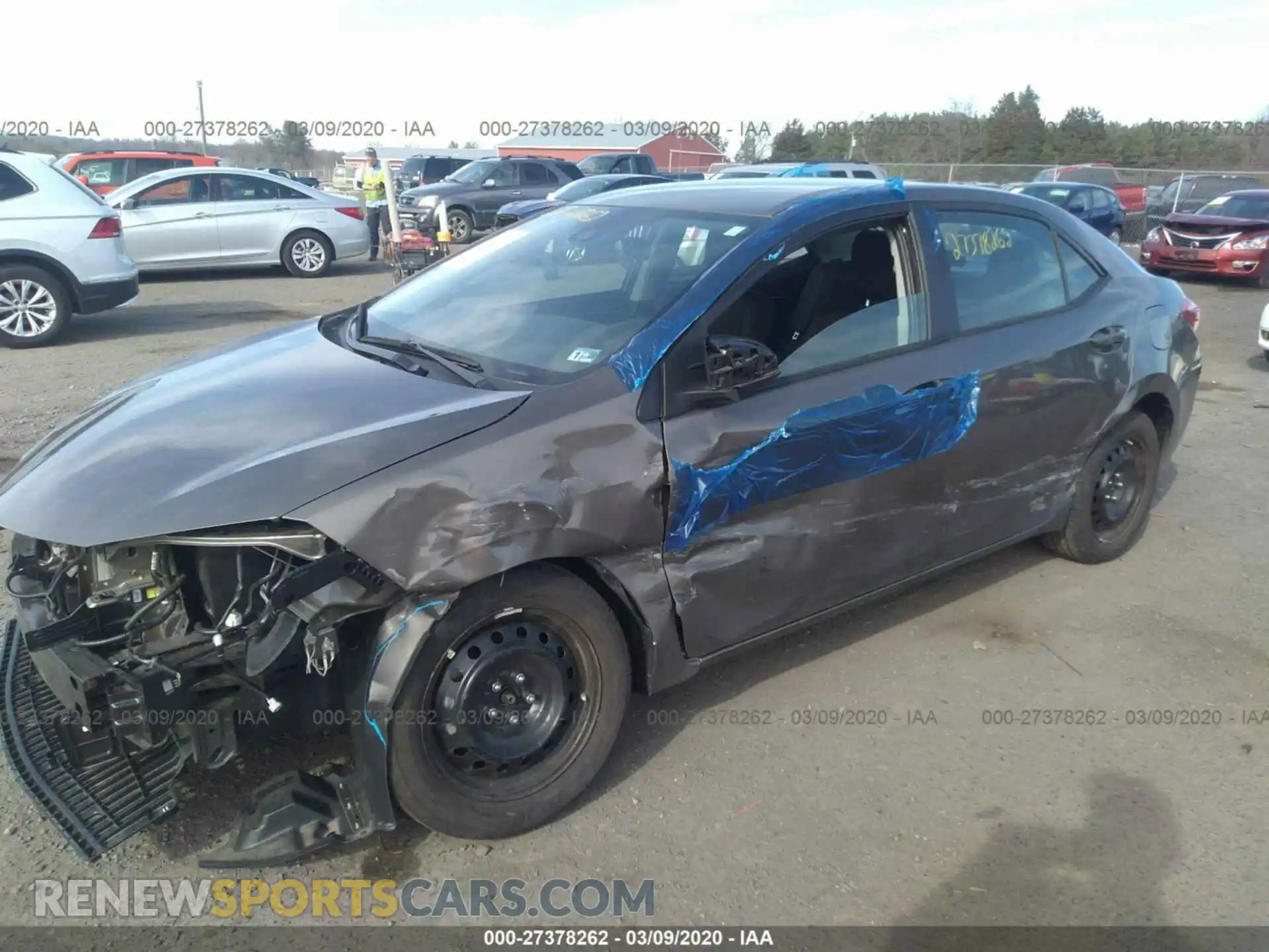 2 Photograph of a damaged car 2T1BURHE3KC227130 TOYOTA COROLLA 2019