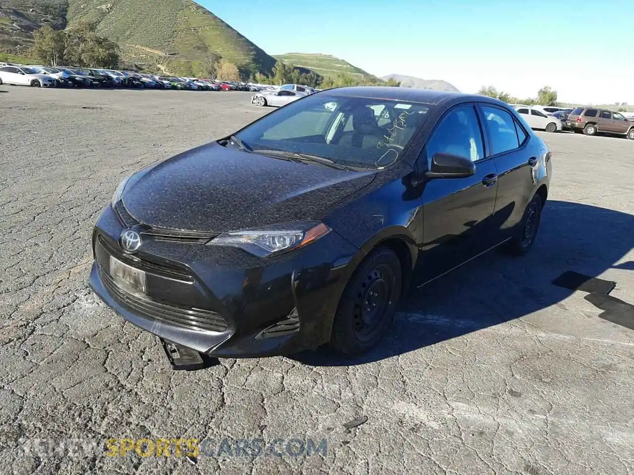 2 Photograph of a damaged car 2T1BURHE3KC229508 TOYOTA COROLLA 2019