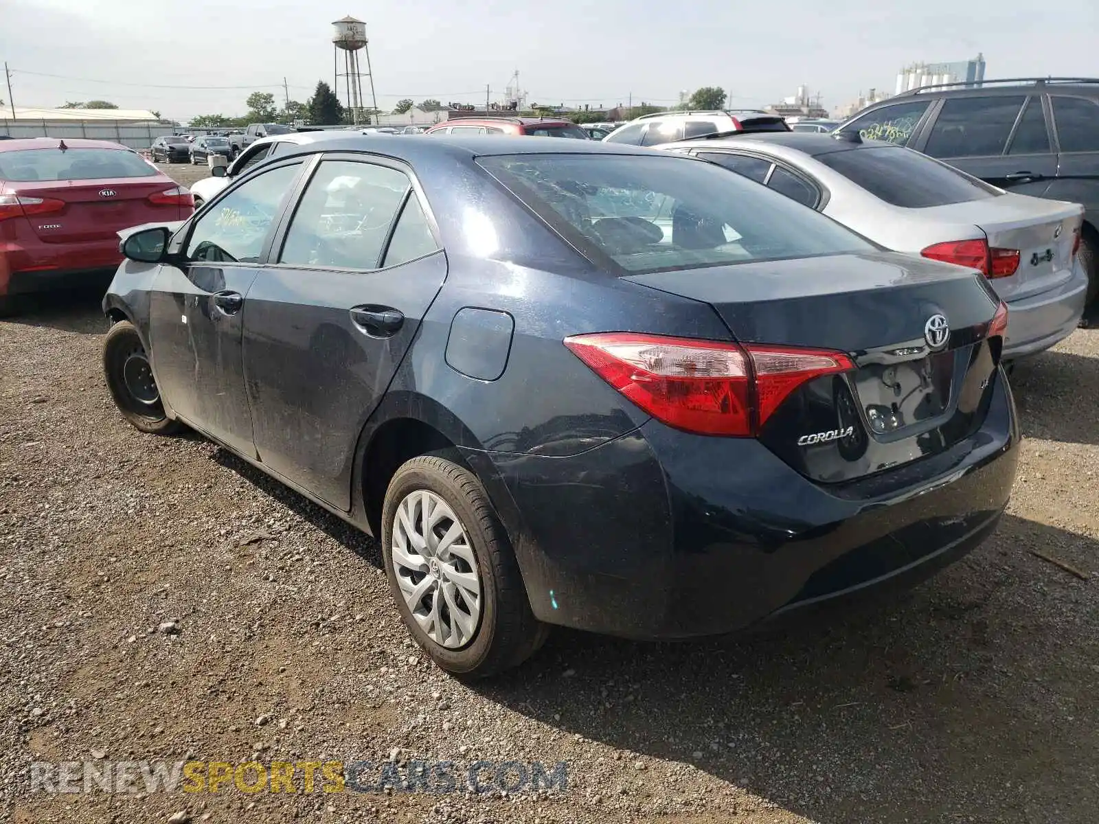 3 Photograph of a damaged car 2T1BURHE3KC232408 TOYOTA COROLLA 2019