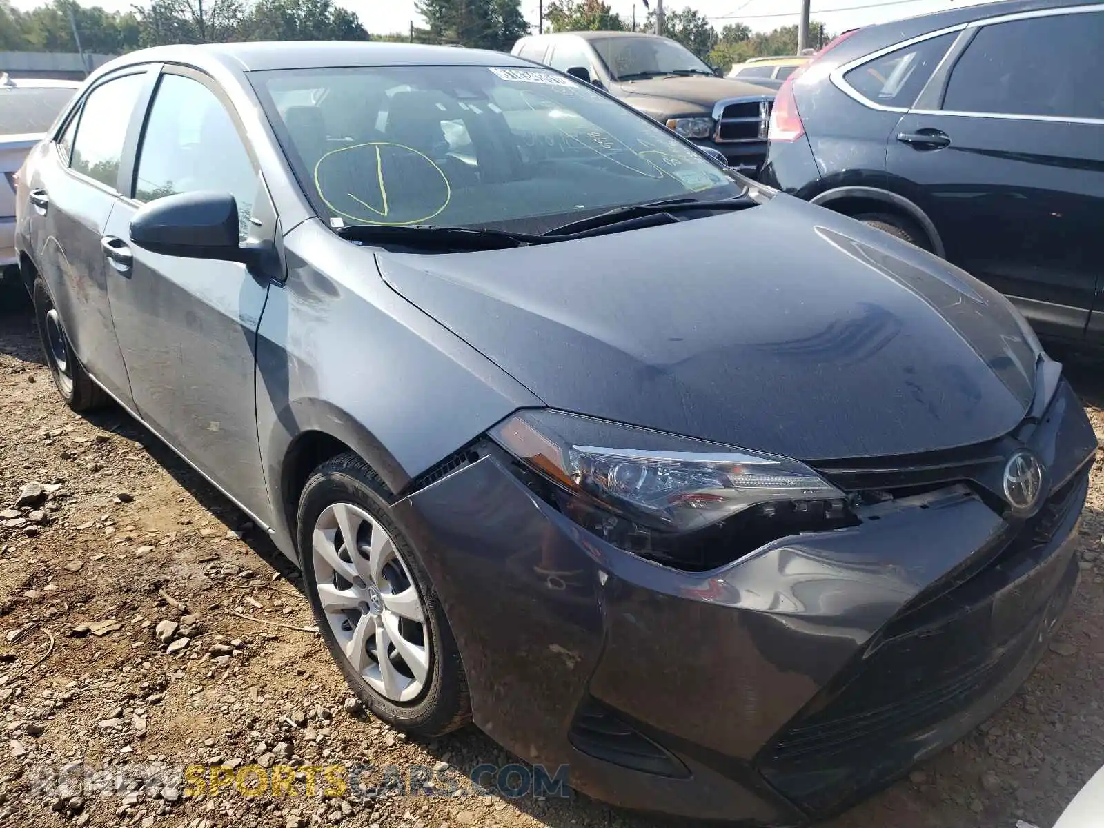 1 Photograph of a damaged car 2T1BURHE3KC236460 TOYOTA COROLLA 2019