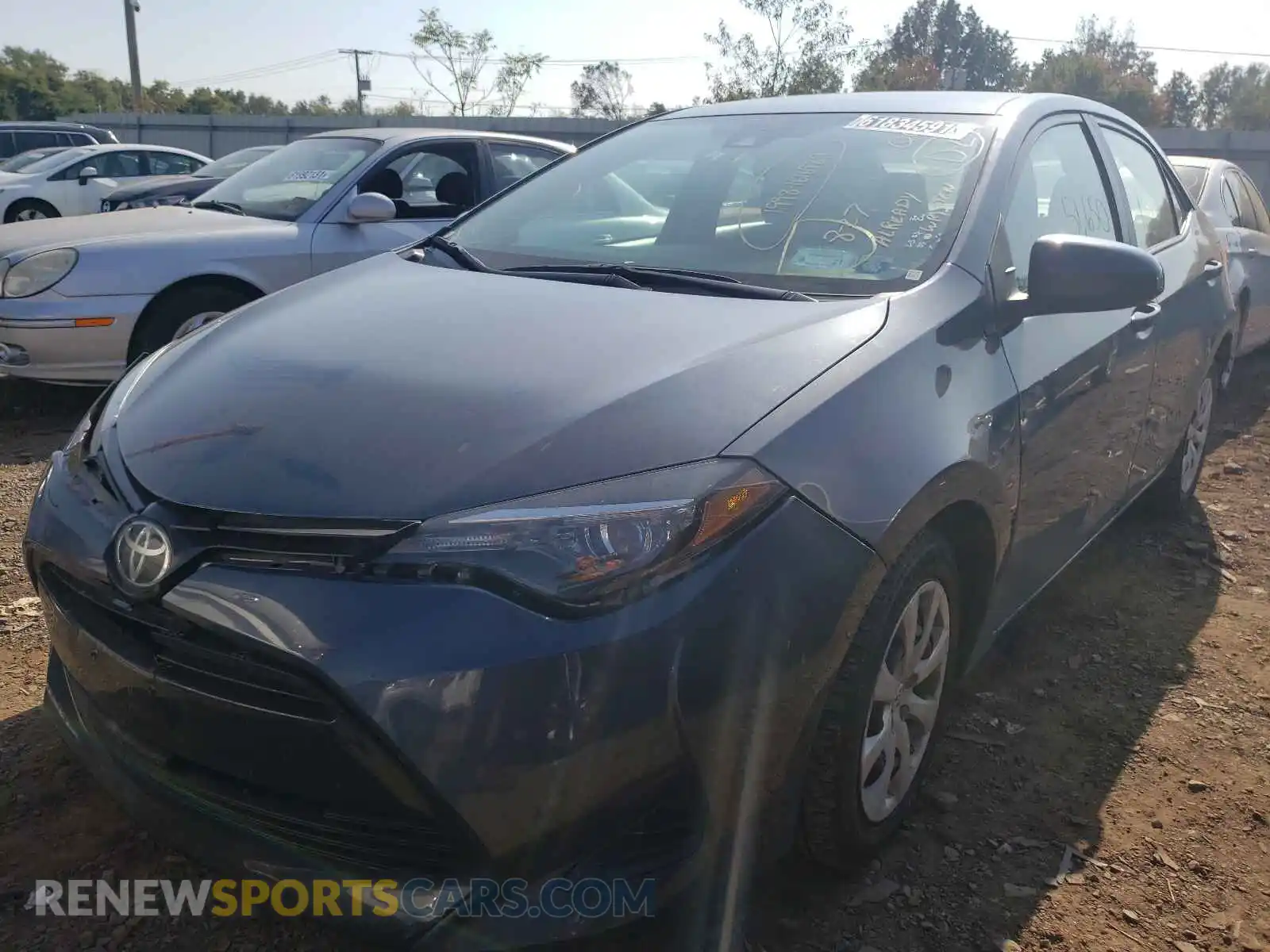 2 Photograph of a damaged car 2T1BURHE3KC236460 TOYOTA COROLLA 2019