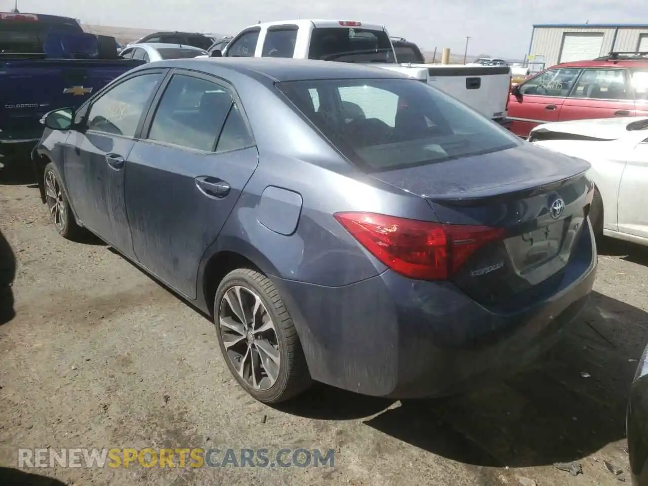 3 Photograph of a damaged car 2T1BURHE3KC241979 TOYOTA COROLLA 2019