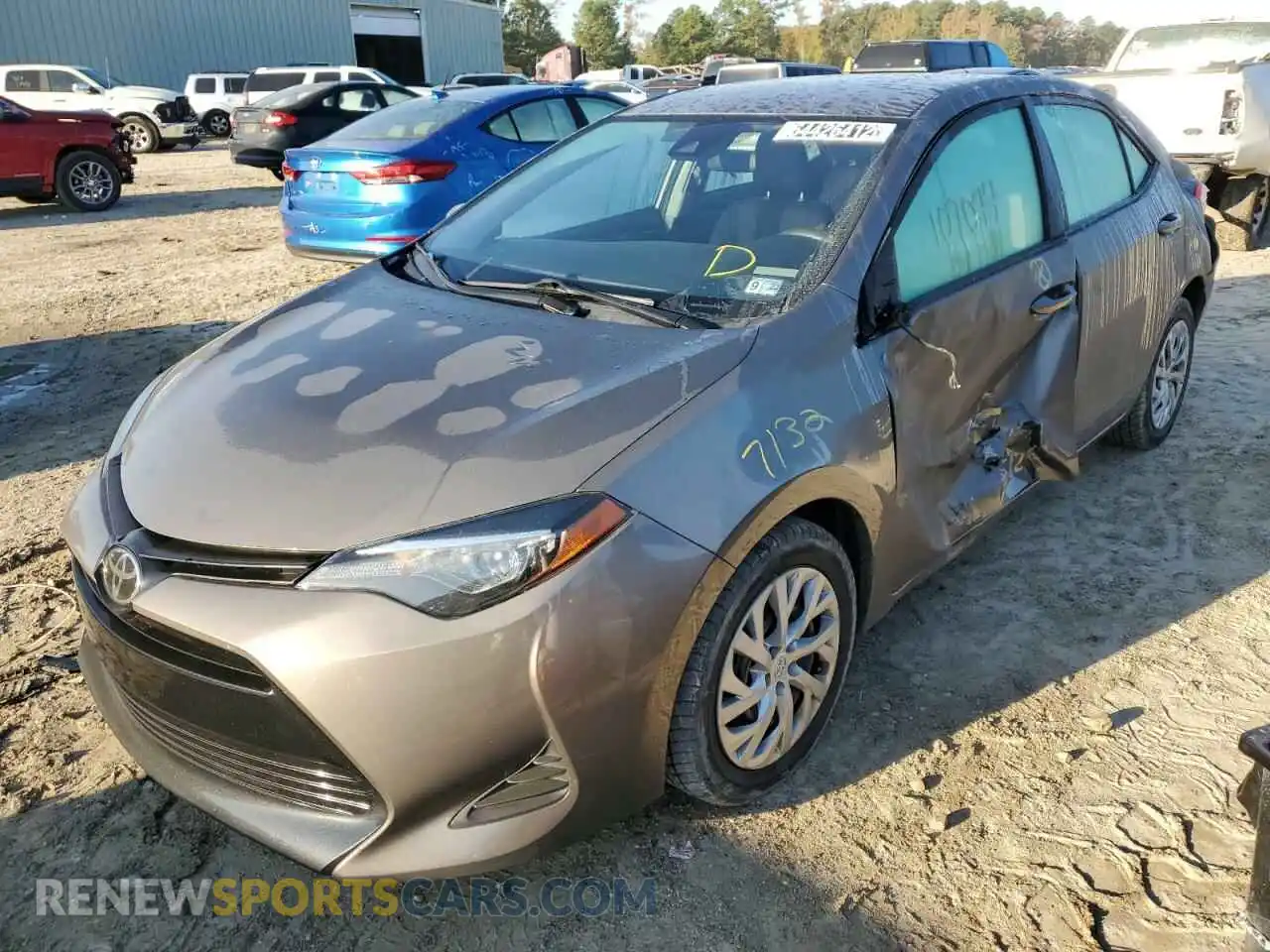 2 Фотография поврежденного автомобиля 2T1BURHE3KC242162 TOYOTA COROLLA 2019