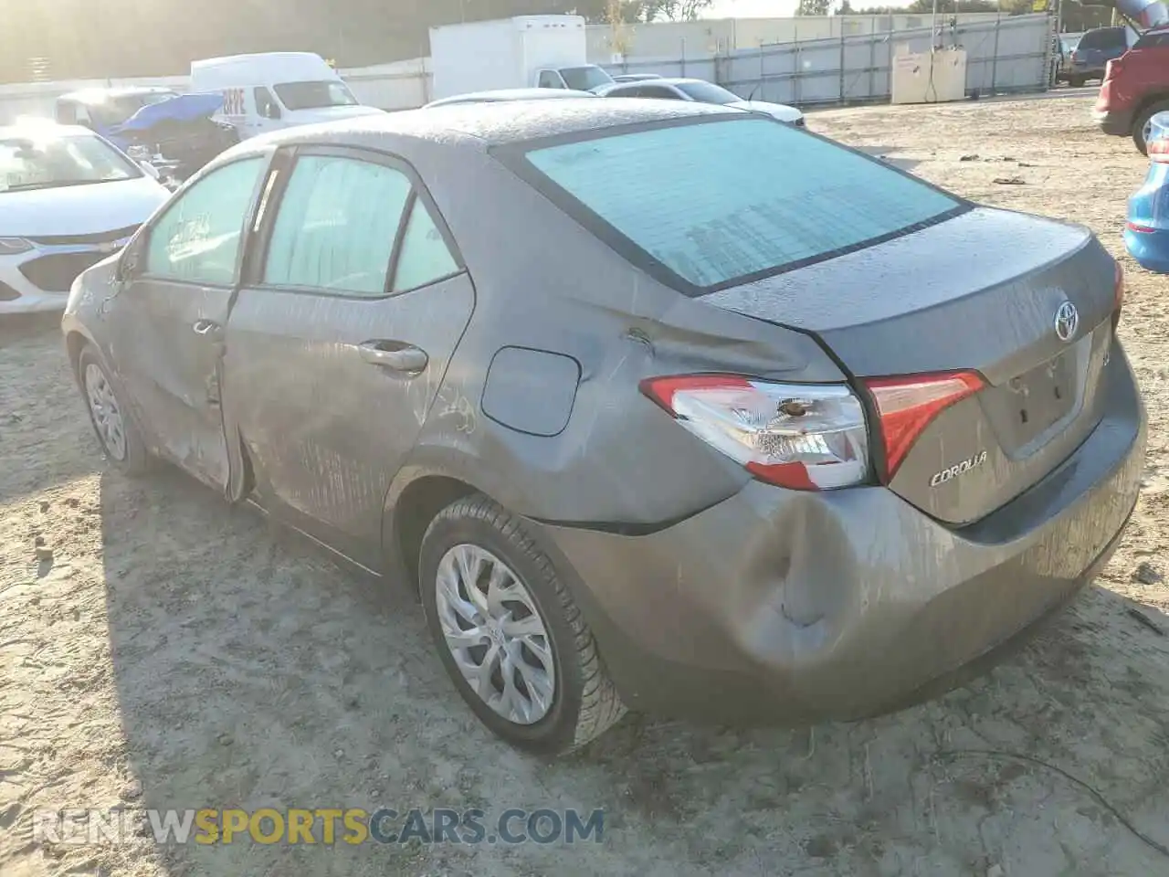3 Фотография поврежденного автомобиля 2T1BURHE3KC242162 TOYOTA COROLLA 2019