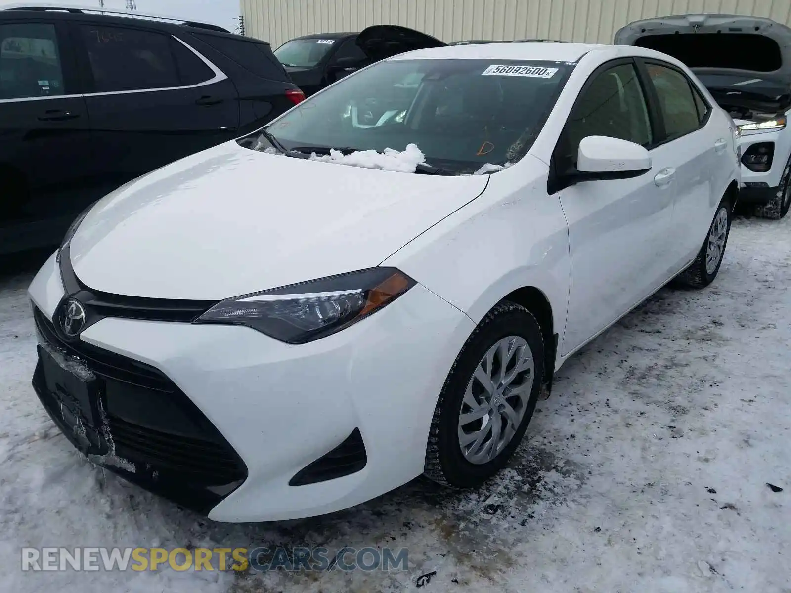 2 Photograph of a damaged car 2T1BURHE3KC246972 TOYOTA COROLLA 2019