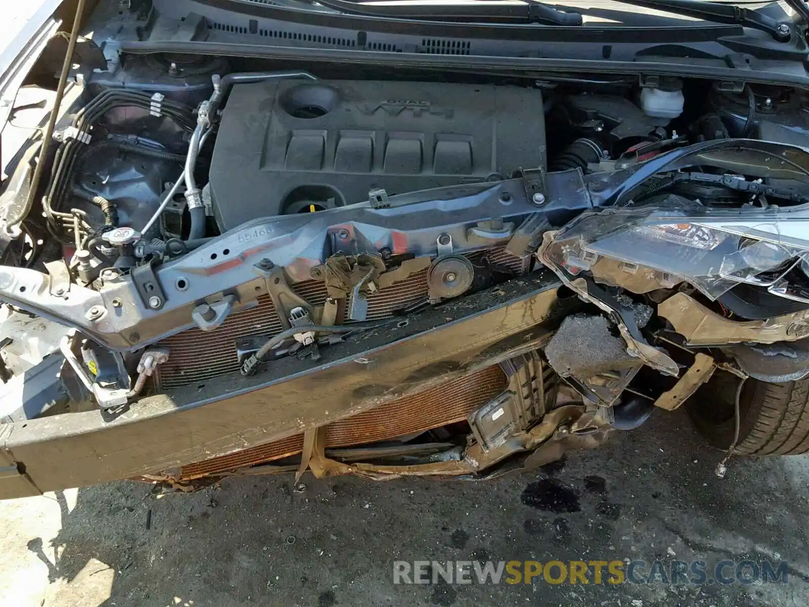 7 Photograph of a damaged car 2T1BURHE4KC127280 TOYOTA COROLLA 2019