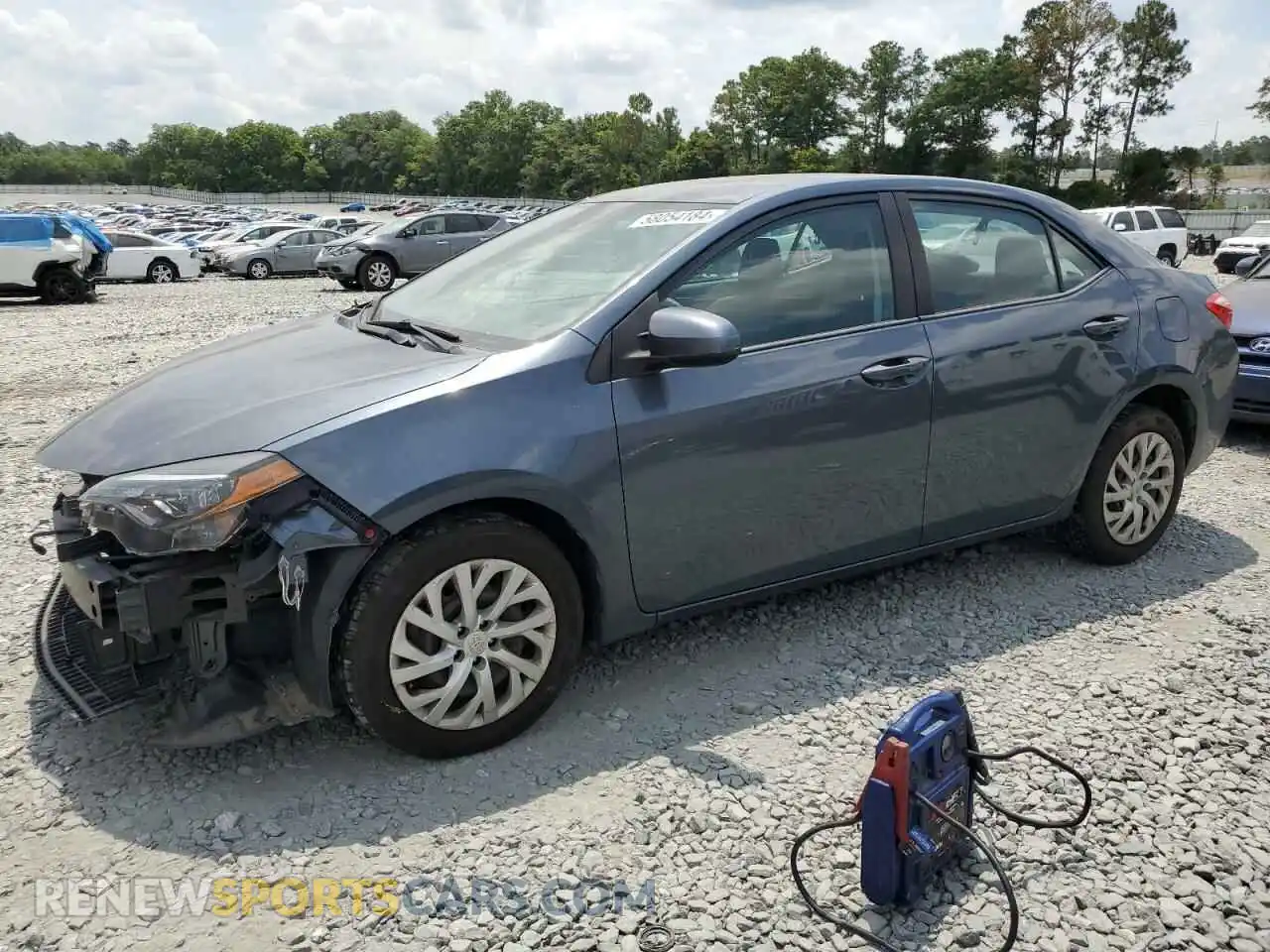 1 Photograph of a damaged car 2T1BURHE4KC127344 TOYOTA COROLLA 2019