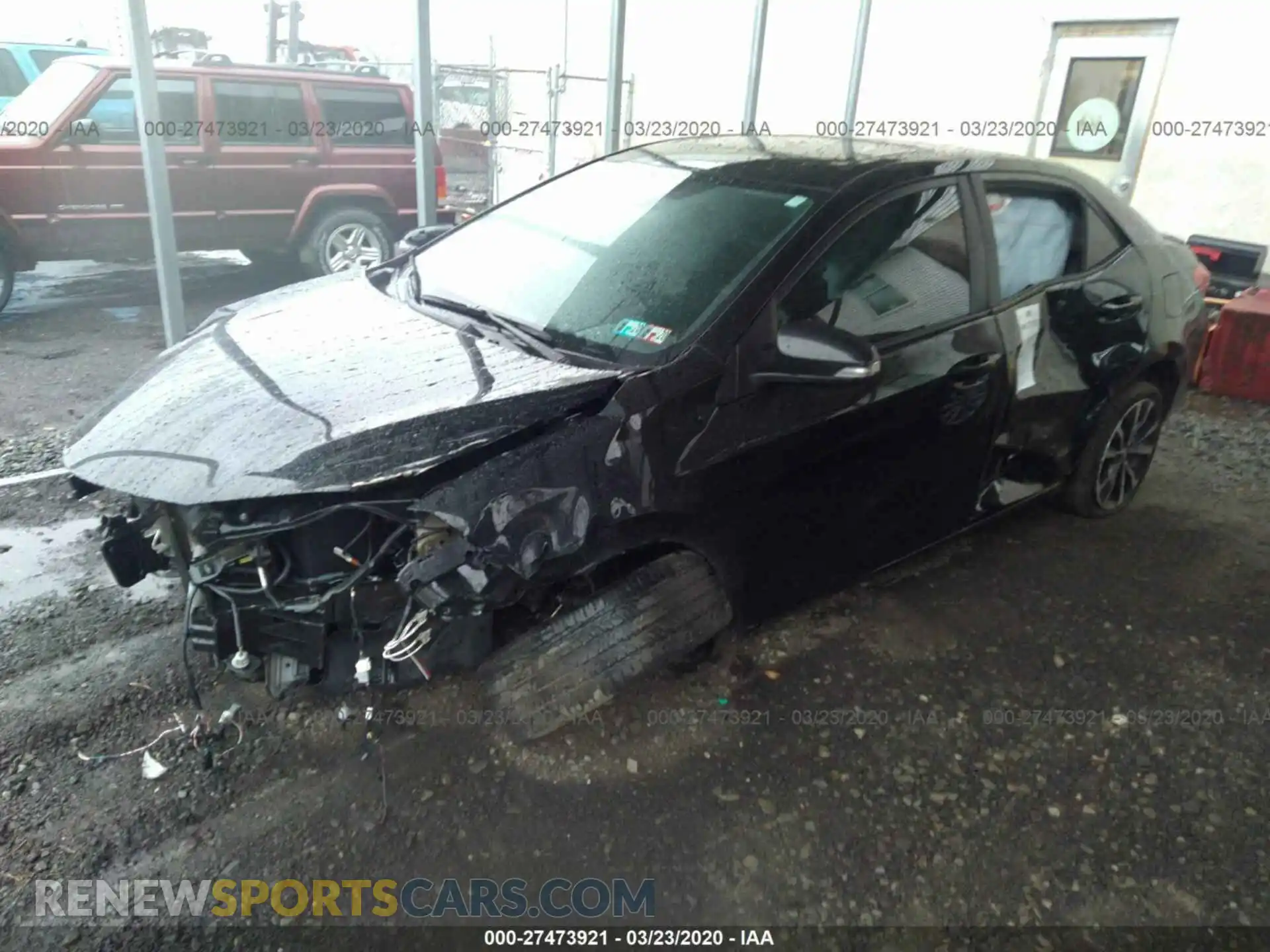 2 Photograph of a damaged car 2T1BURHE4KC133015 TOYOTA COROLLA 2019