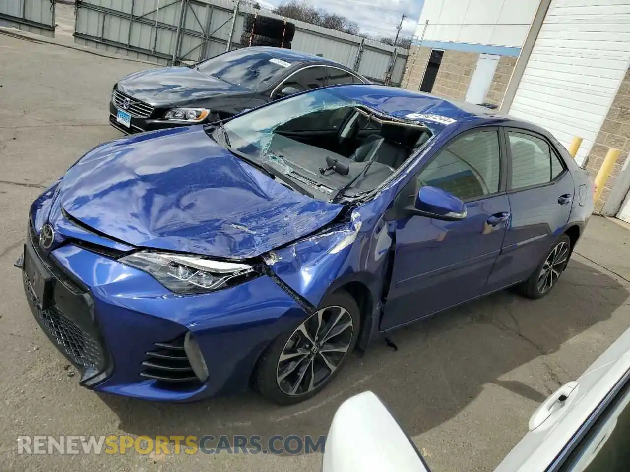 1 Photograph of a damaged car 2T1BURHE4KC133435 TOYOTA COROLLA 2019