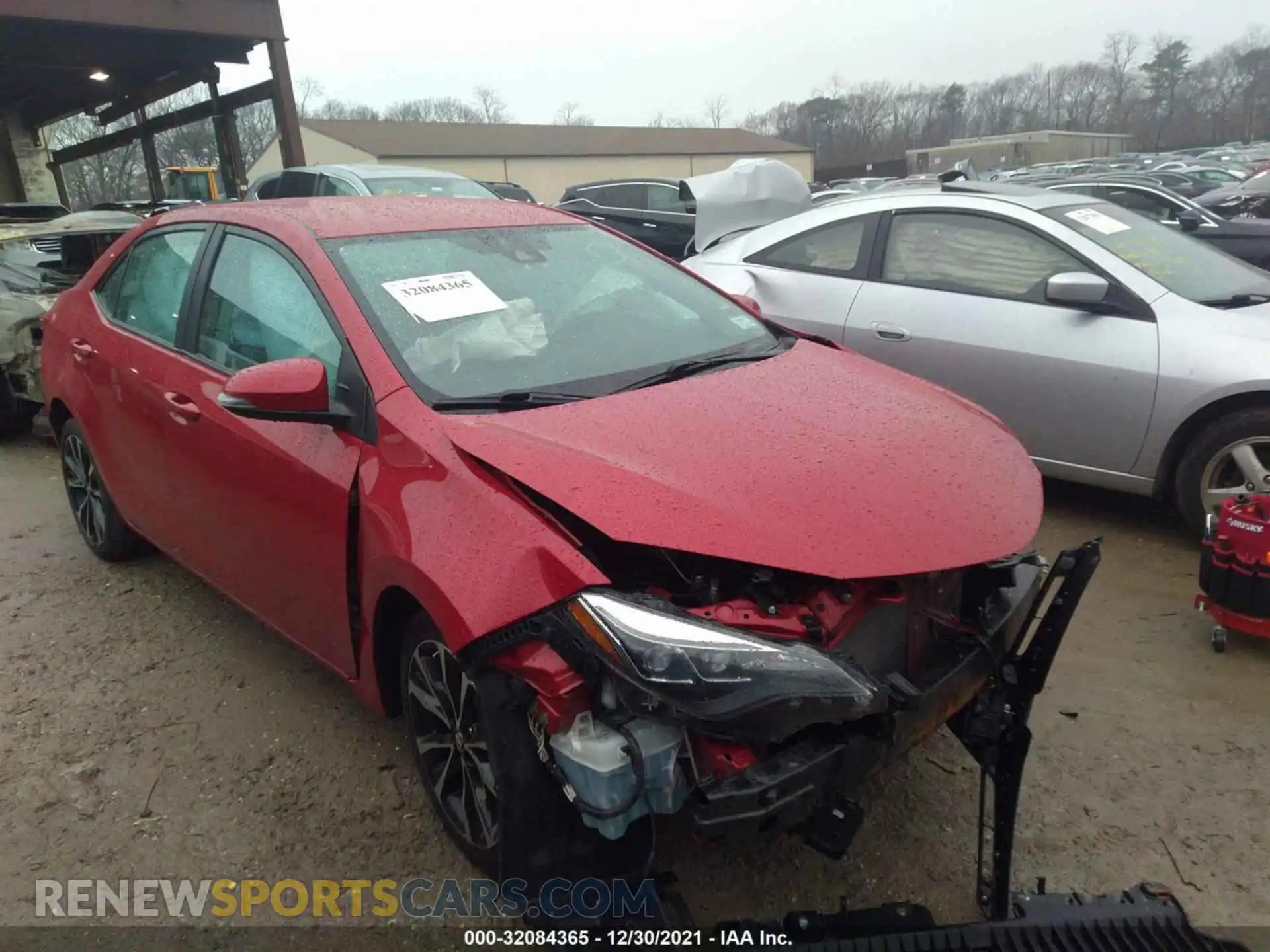 1 Photograph of a damaged car 2T1BURHE4KC137470 TOYOTA COROLLA 2019