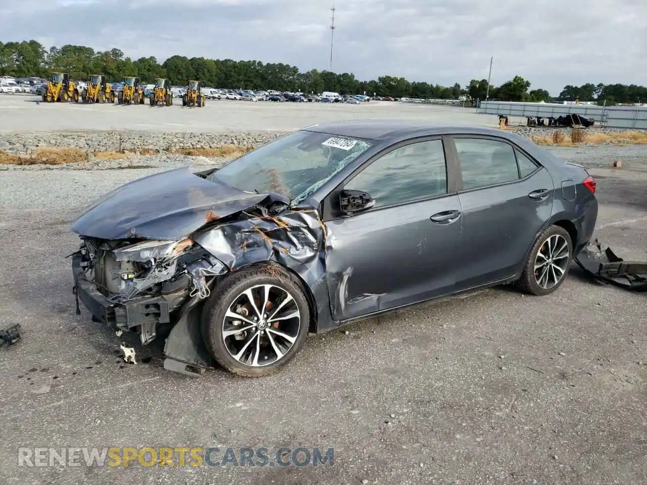 1 Photograph of a damaged car 2T1BURHE4KC141907 TOYOTA COROLLA 2019