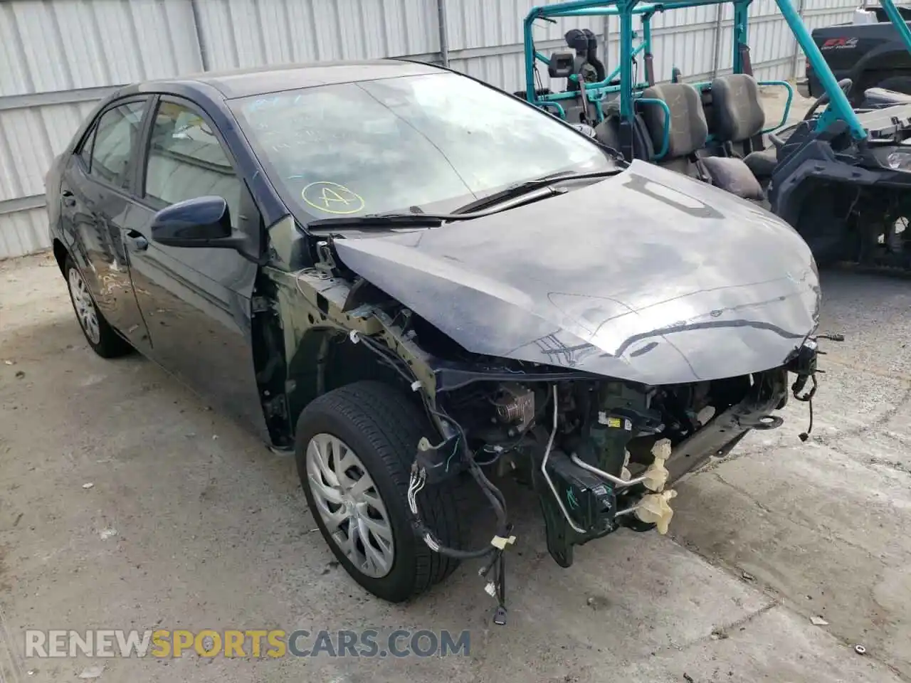 1 fotografías del automóvil dañado 2T1BURHE4KC142331 TOYOTA COROLLA 2019
