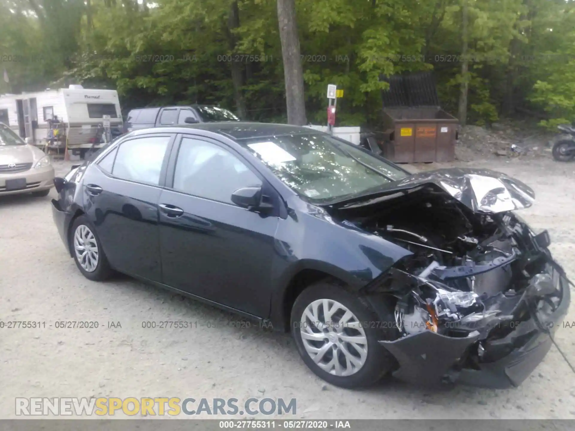 1 Photograph of a damaged car 2T1BURHE4KC143740 TOYOTA COROLLA 2019