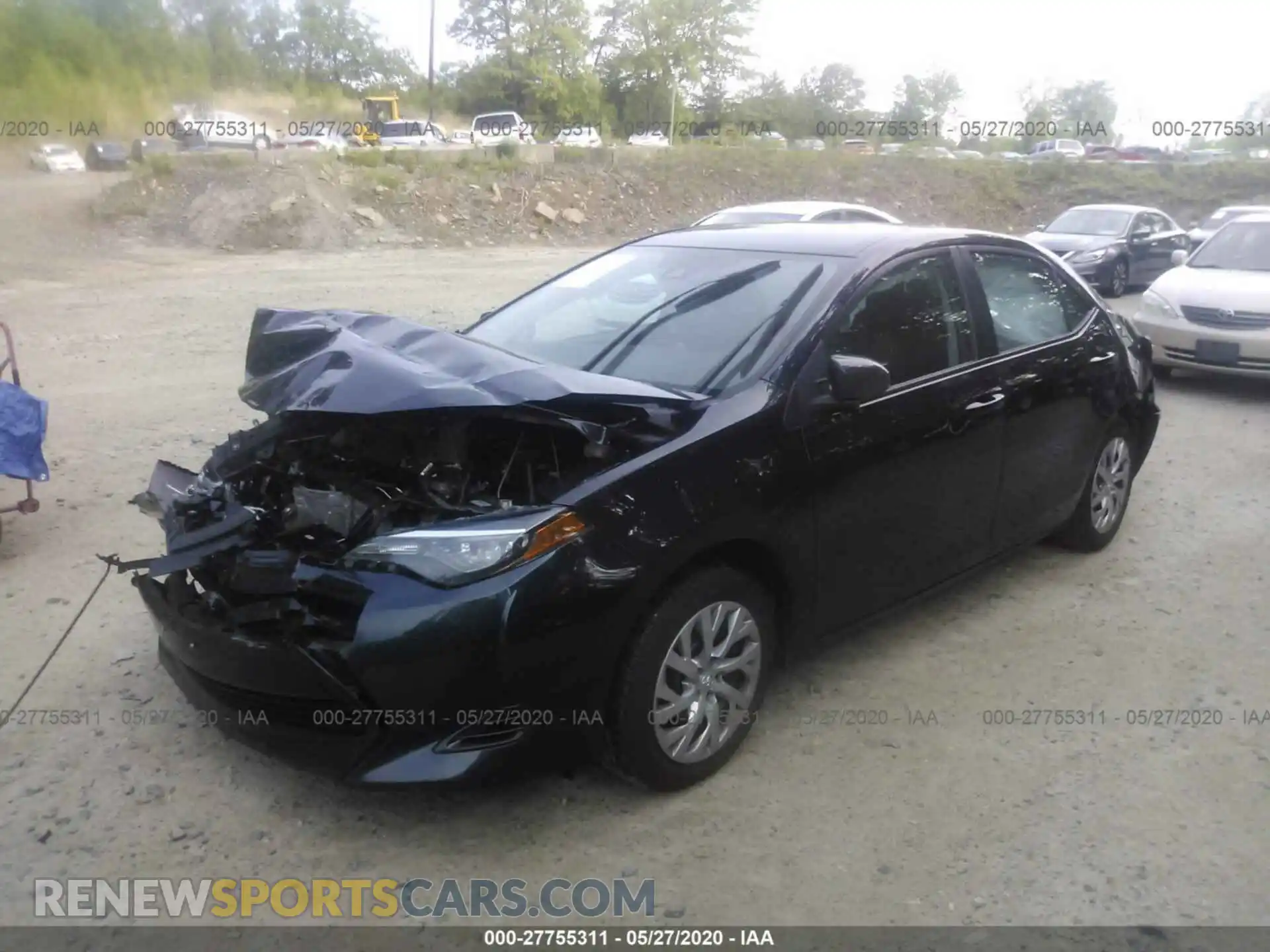 2 Photograph of a damaged car 2T1BURHE4KC143740 TOYOTA COROLLA 2019