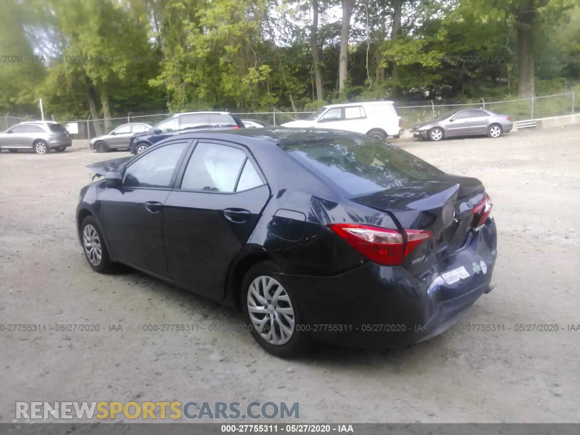 3 Photograph of a damaged car 2T1BURHE4KC143740 TOYOTA COROLLA 2019