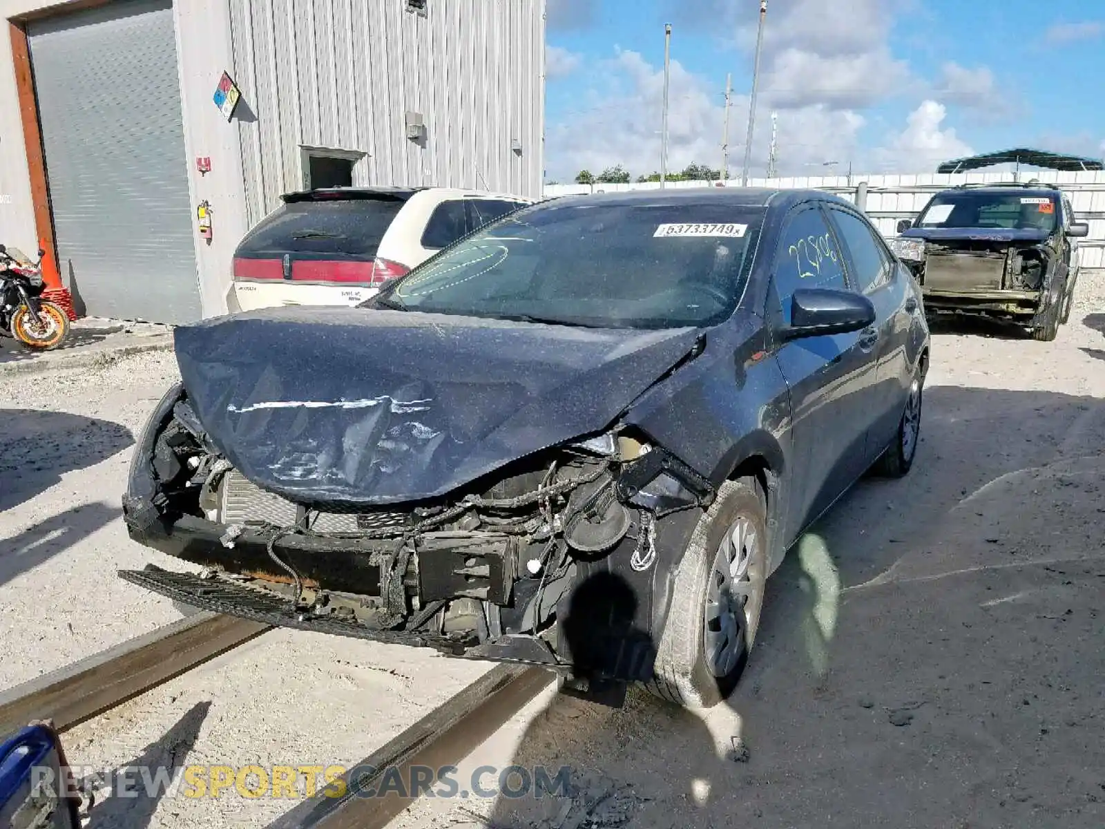 2 Photograph of a damaged car 2T1BURHE4KC143950 TOYOTA COROLLA 2019