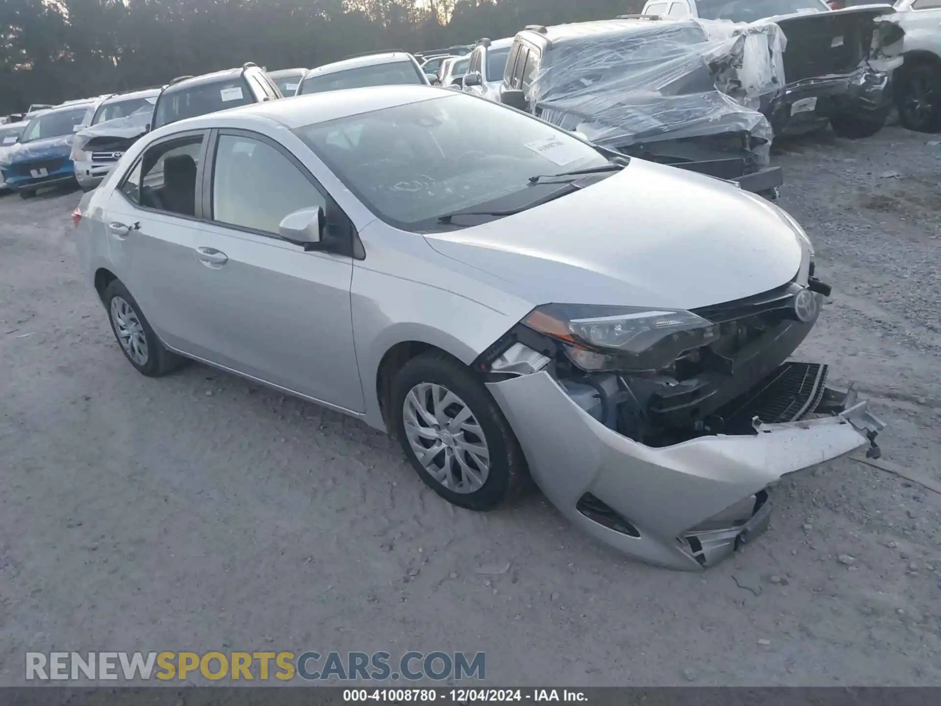 1 Photograph of a damaged car 2T1BURHE4KC143964 TOYOTA COROLLA 2019