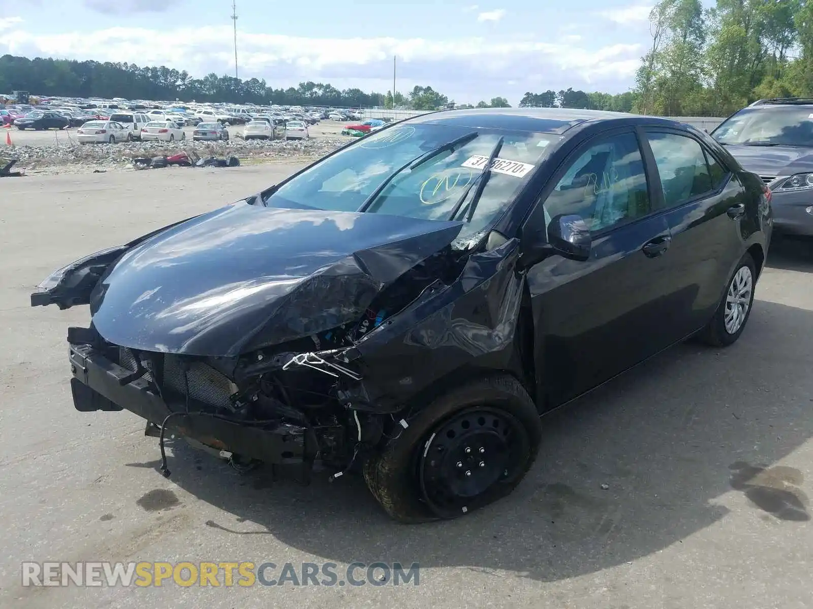 2 Photograph of a damaged car 2T1BURHE4KC144774 TOYOTA COROLLA 2019