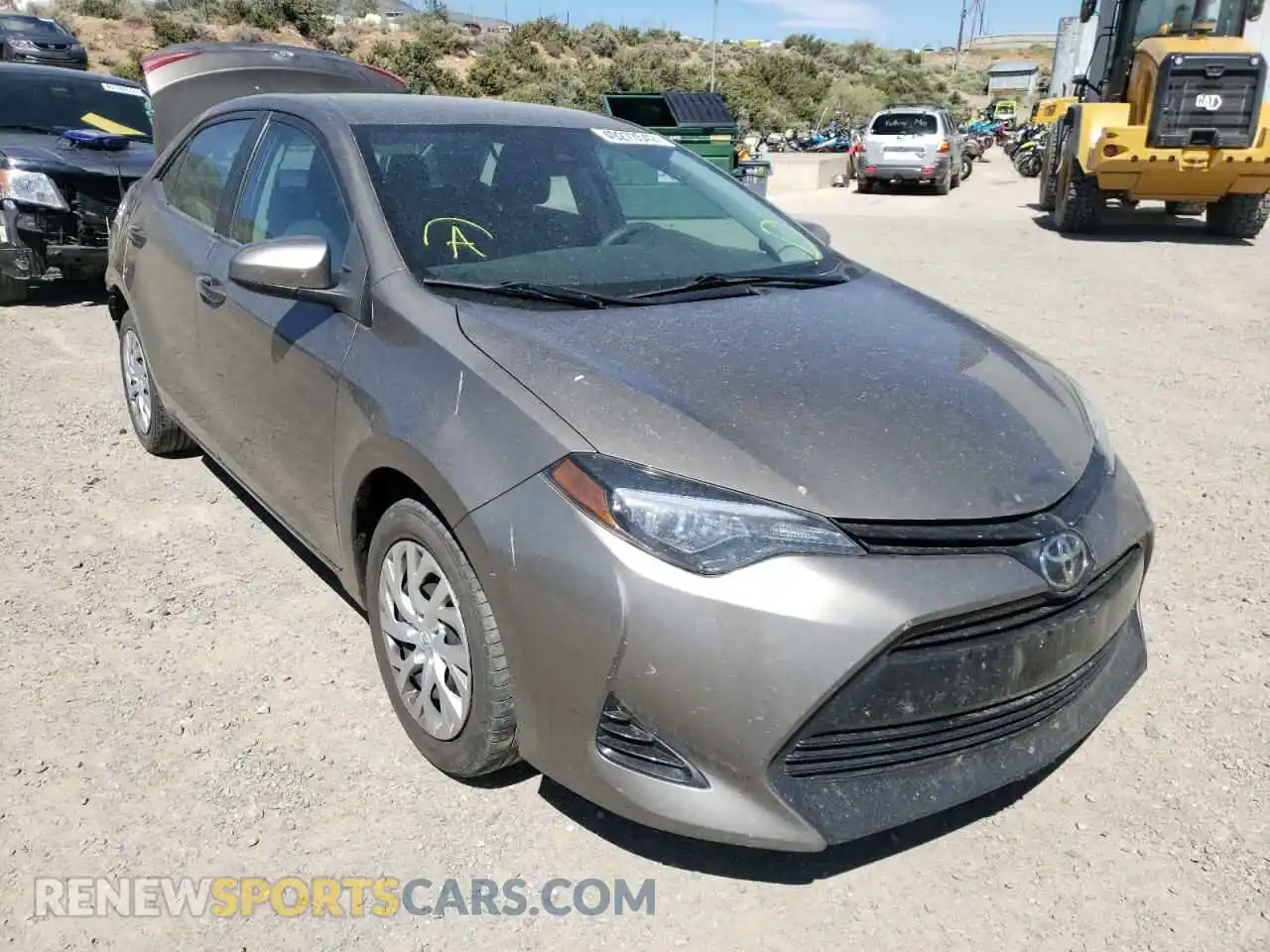 1 fotografías del automóvil dañado 2T1BURHE4KC145200 TOYOTA COROLLA 2019