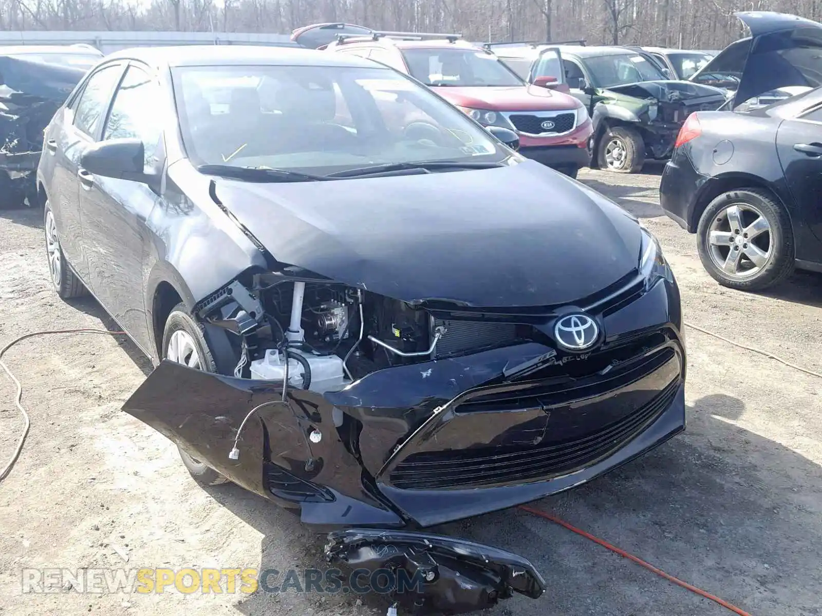 1 fotografías del automóvil dañado 2T1BURHE4KC147061 TOYOTA COROLLA 2019
