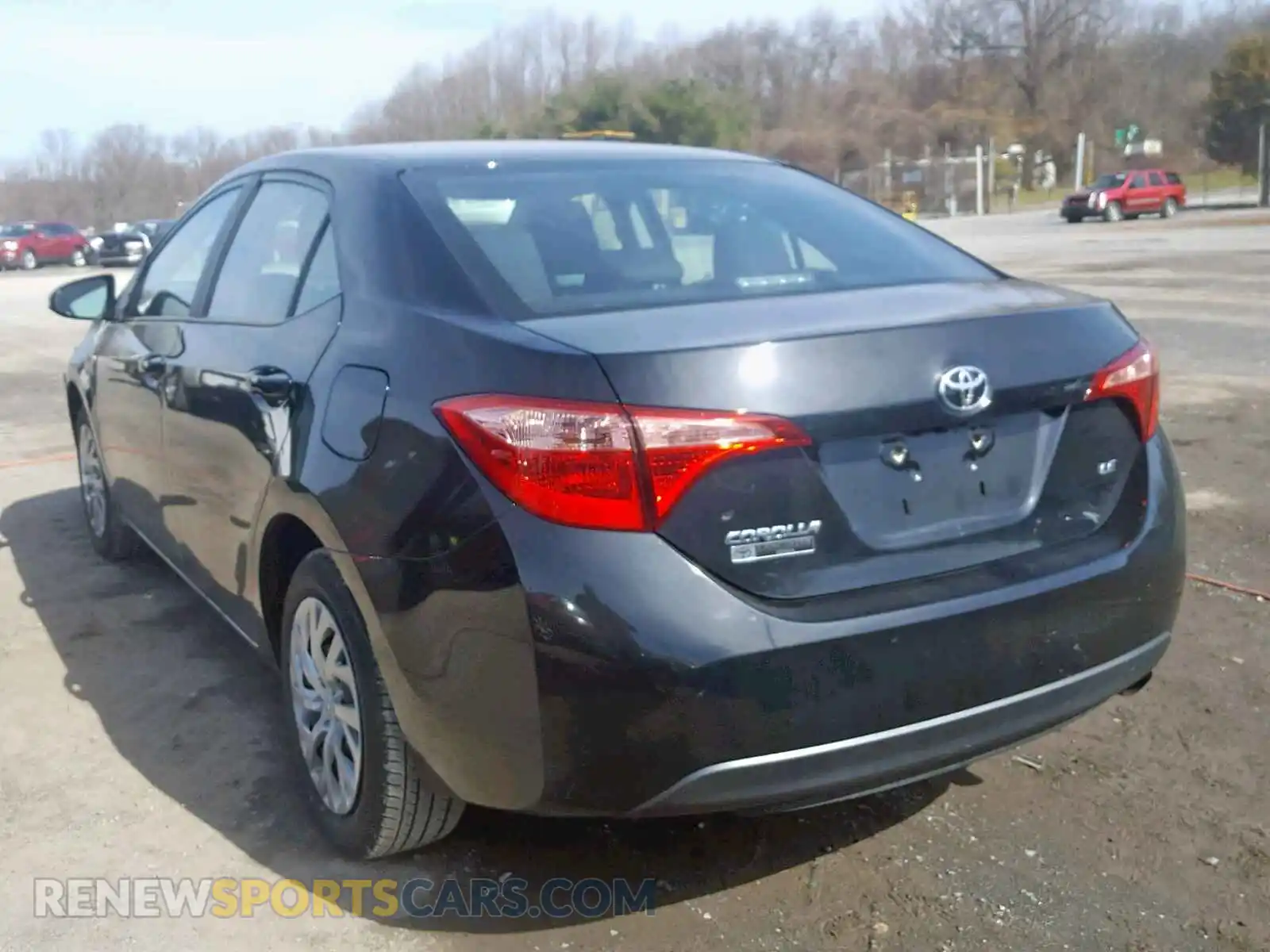 3 fotografías del automóvil dañado 2T1BURHE4KC147061 TOYOTA COROLLA 2019