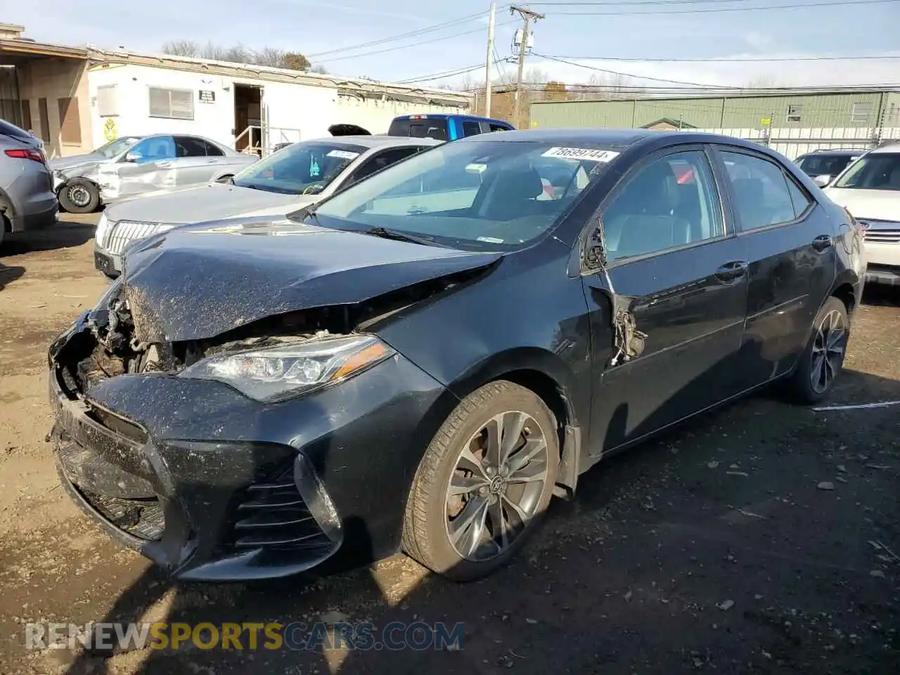 1 Photograph of a damaged car 2T1BURHE4KC147268 TOYOTA COROLLA 2019