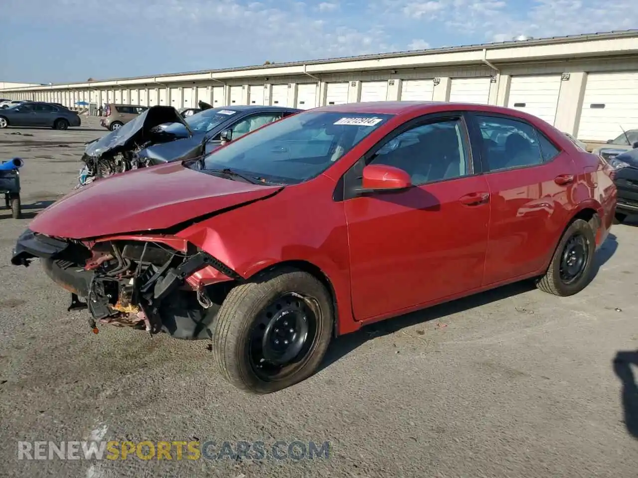 1 Photograph of a damaged car 2T1BURHE4KC147576 TOYOTA COROLLA 2019
