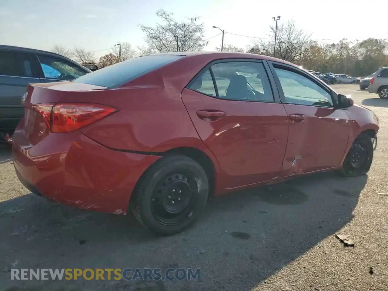 3 Photograph of a damaged car 2T1BURHE4KC147576 TOYOTA COROLLA 2019
