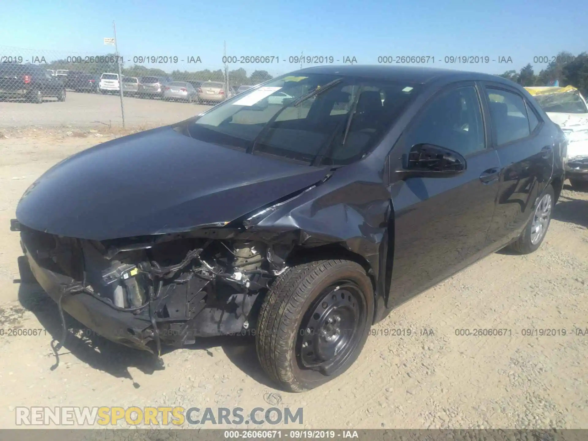 2 Photograph of a damaged car 2T1BURHE4KC149330 TOYOTA COROLLA 2019