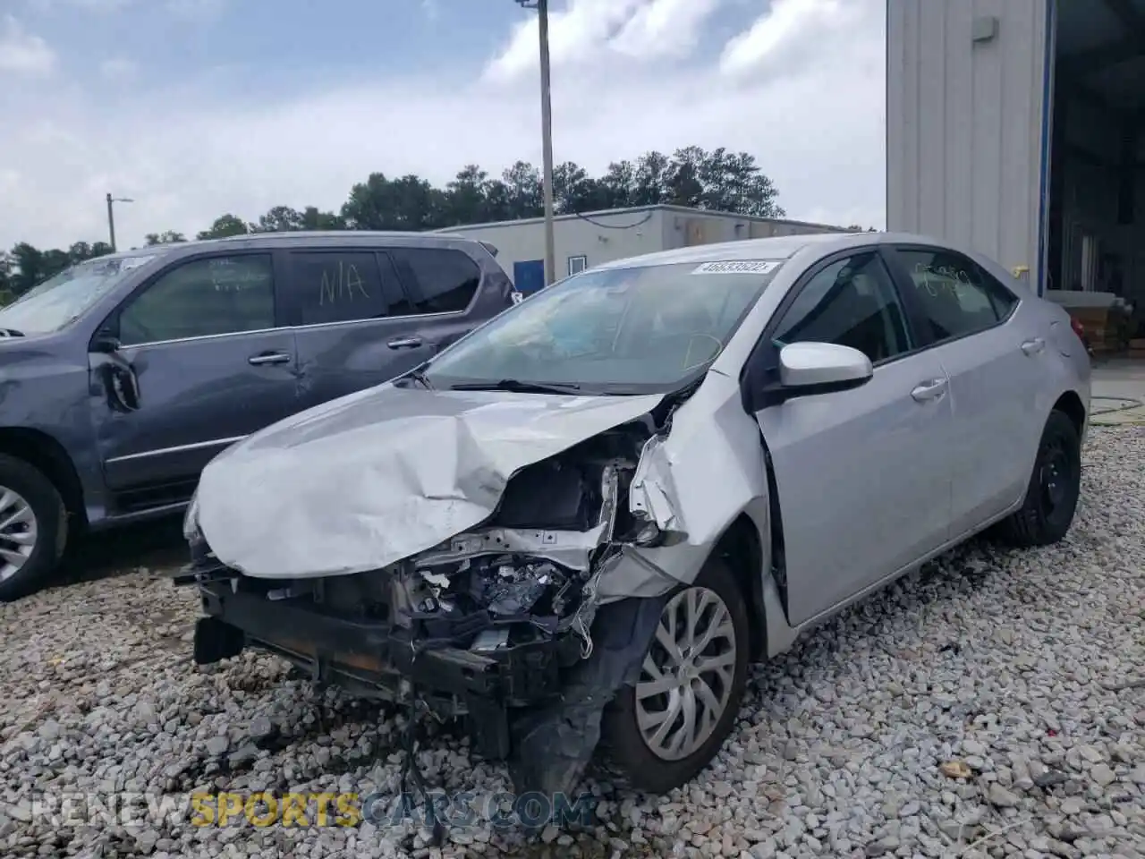 2 Photograph of a damaged car 2T1BURHE4KC149618 TOYOTA COROLLA 2019