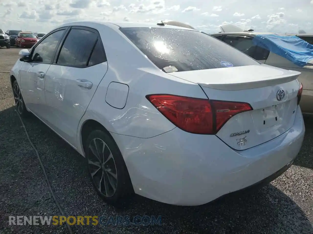 3 Photograph of a damaged car 2T1BURHE4KC151790 TOYOTA COROLLA 2019